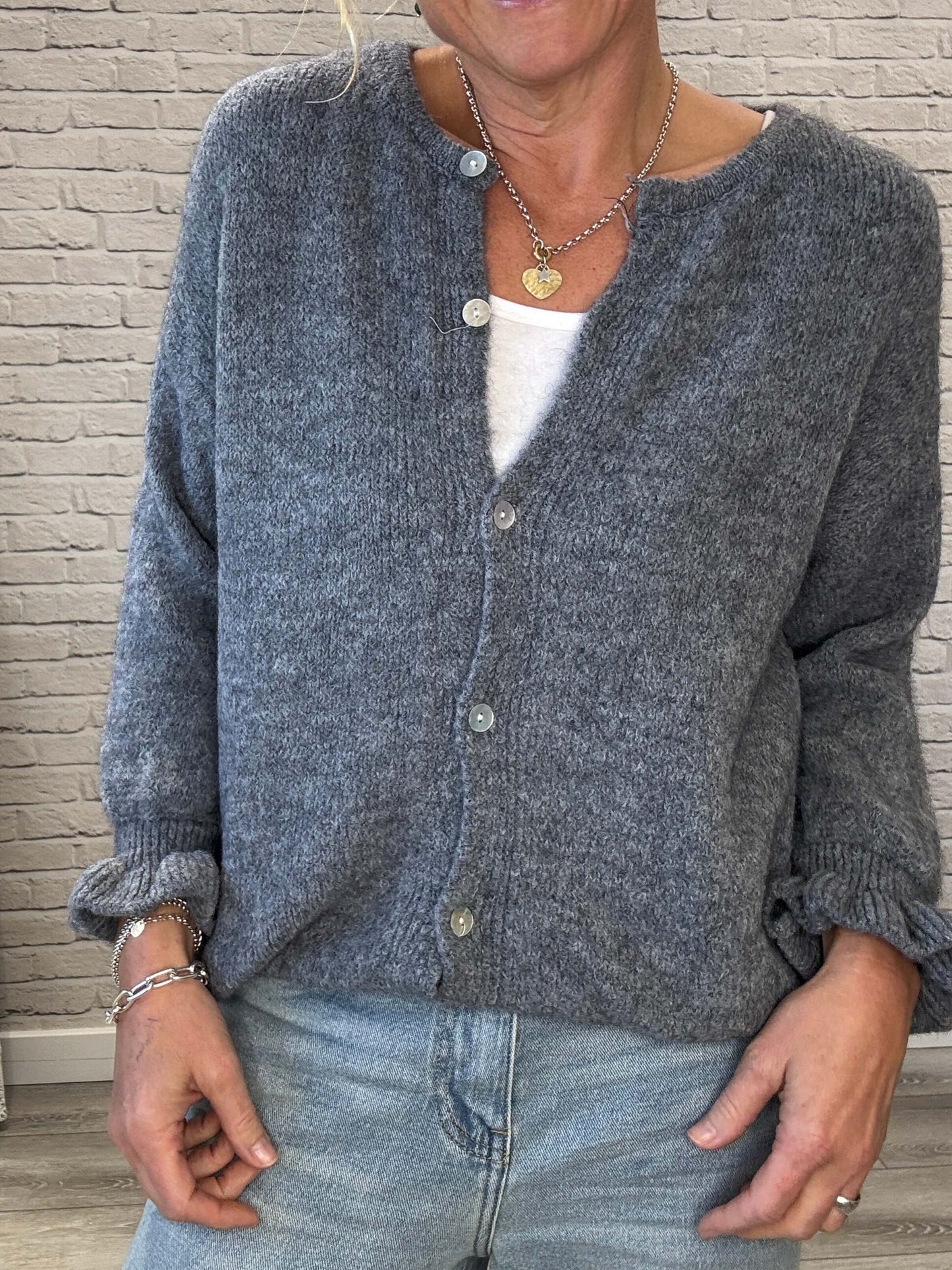 Melrose Cardigan | Charcoal (NEW)