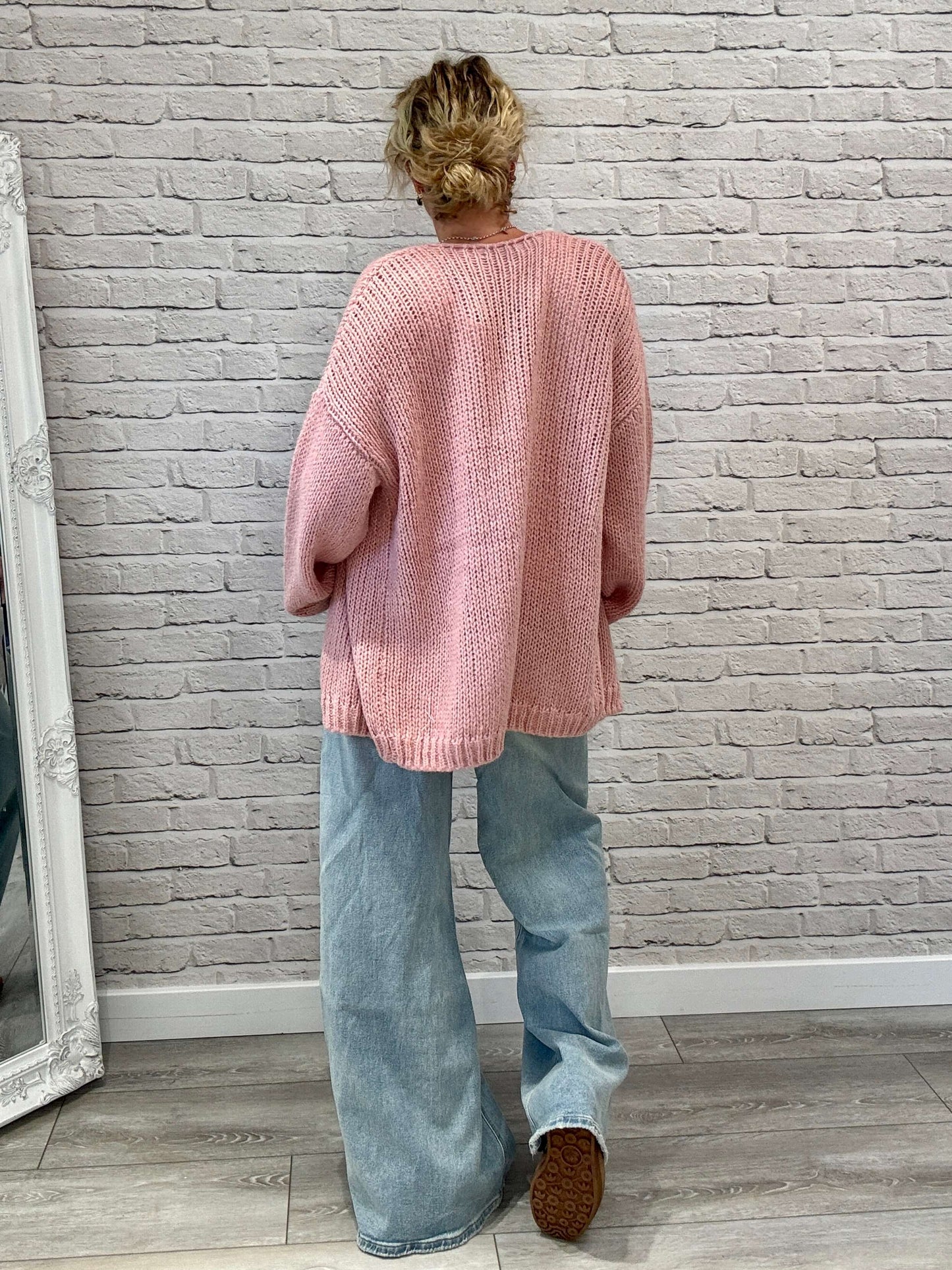 Ottilee Cardigan | Dirty Pink