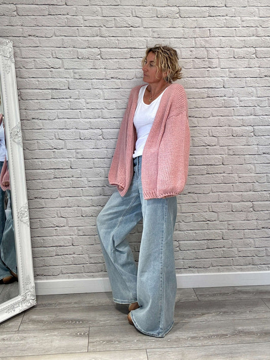 Ottilee Cardigan | Dirty Pink