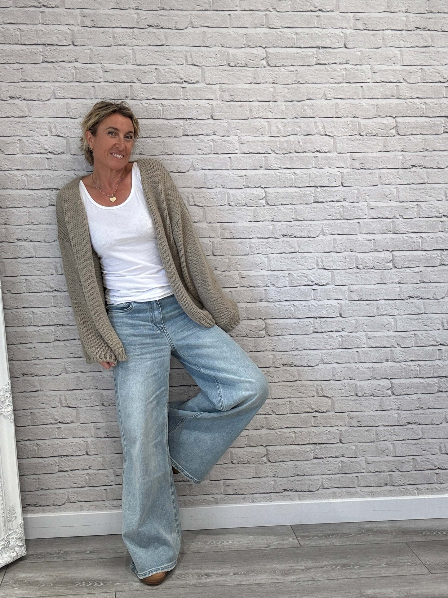 Ottilee Cardigan | Taupe
