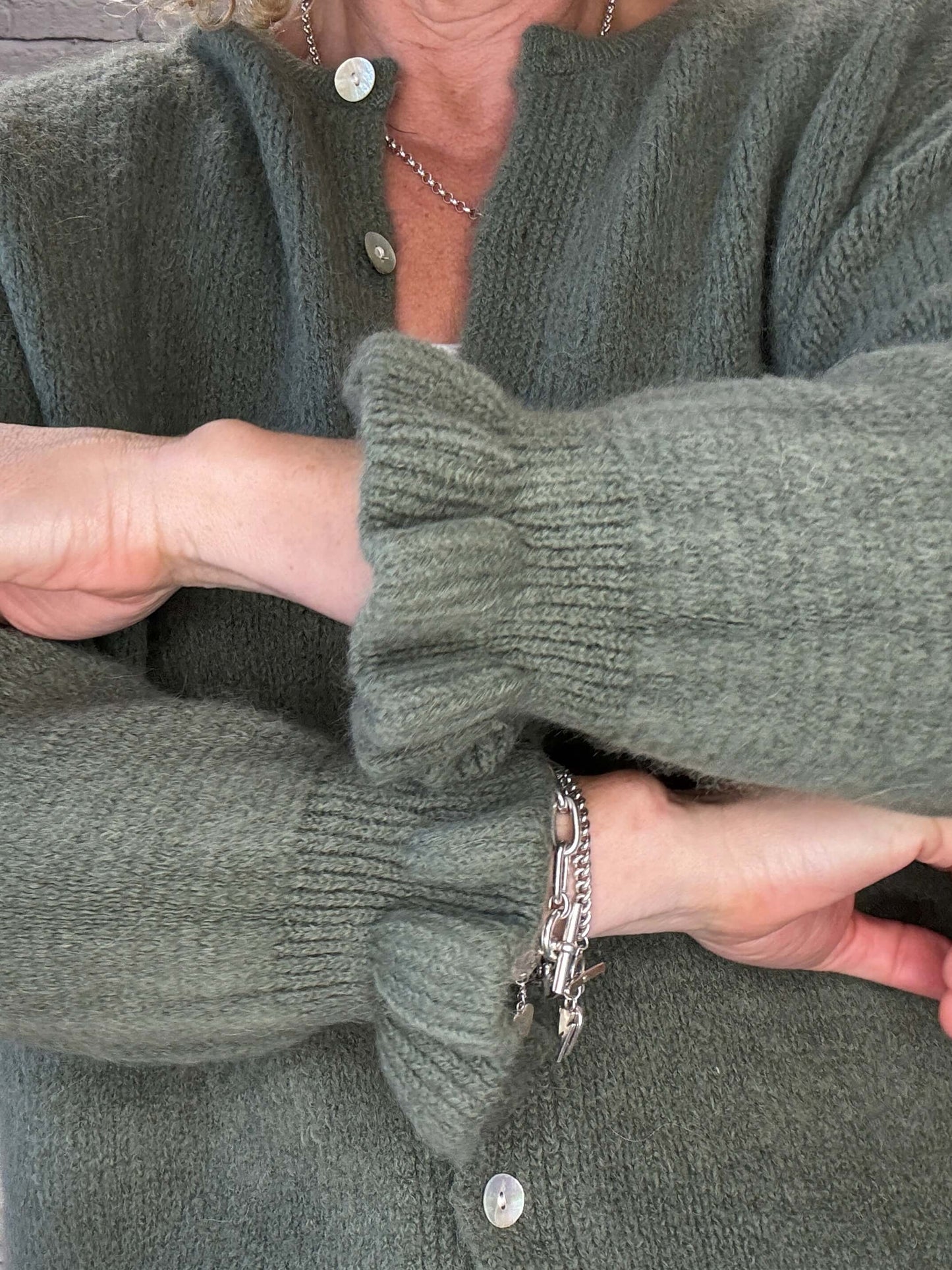 Melrose Cardigan | Sage  (NEW)