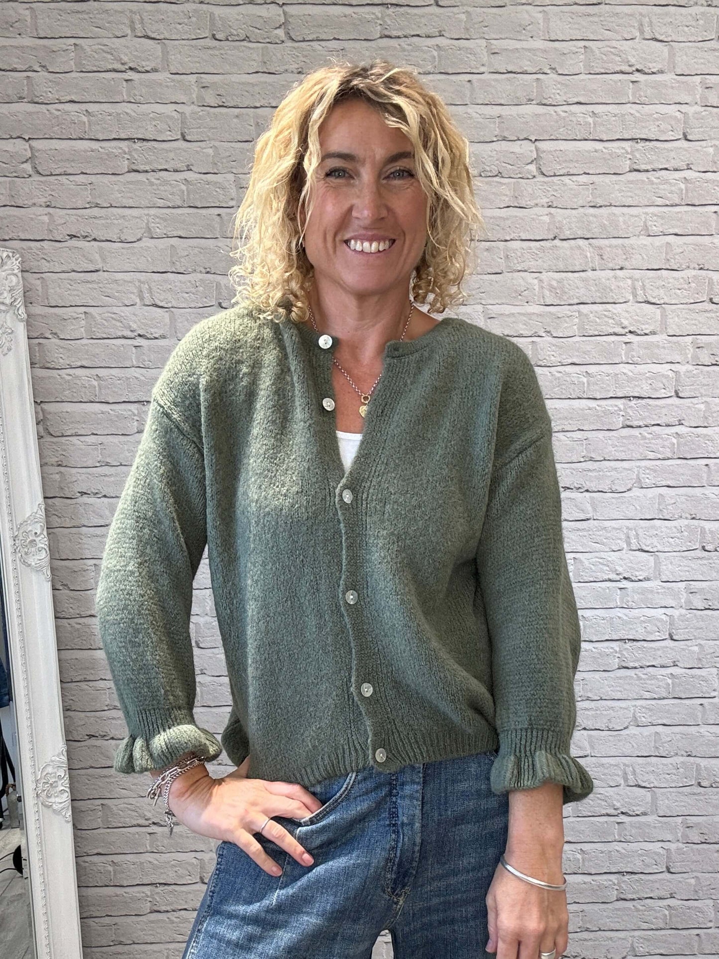 Melrose Cardigan | Sage  (NEW)