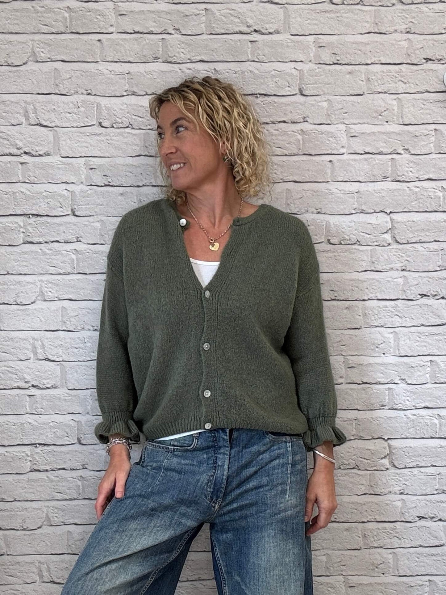 Melrose Cardigan | Sage  (NEW)