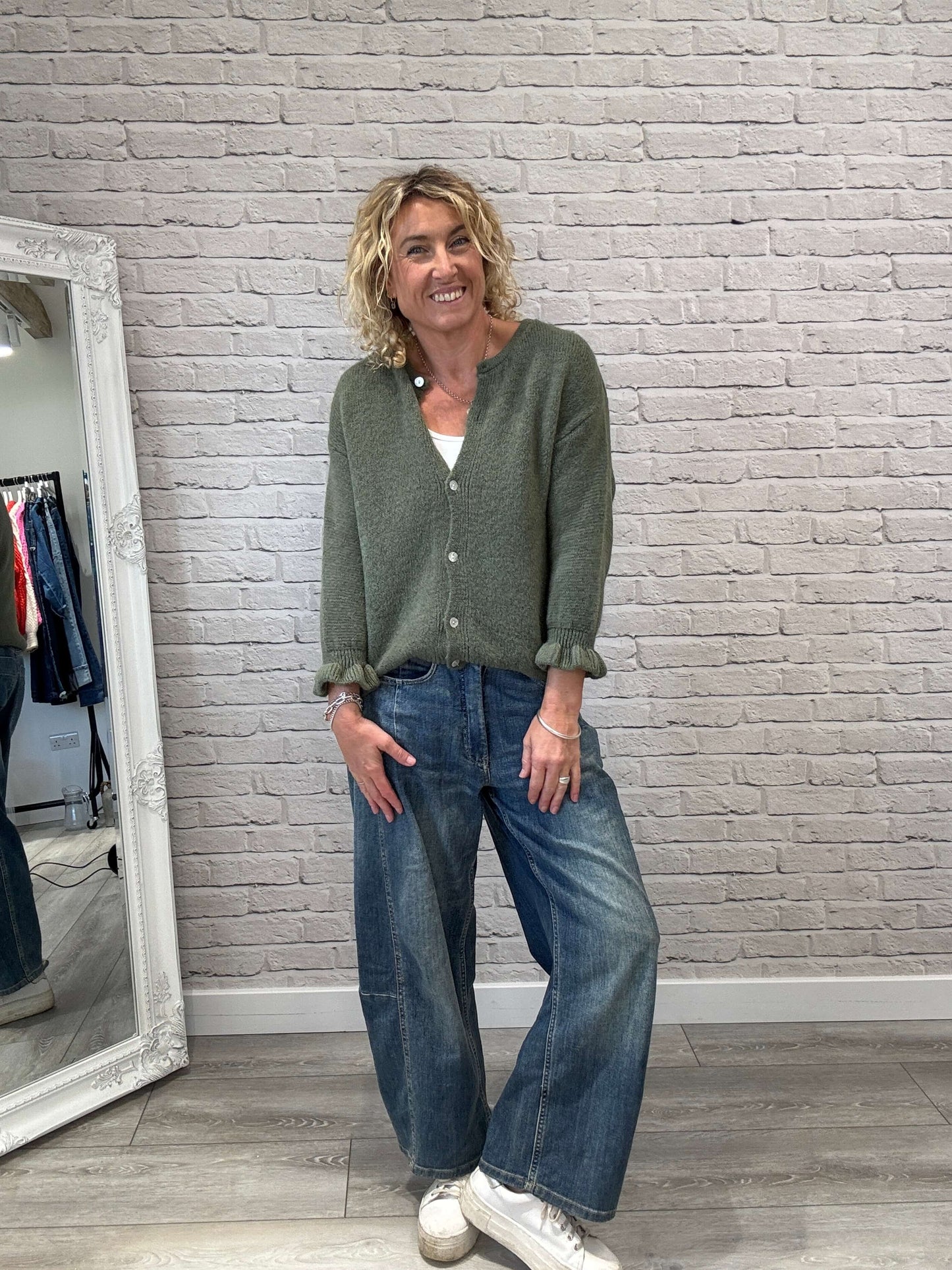 Melrose Cardigan | Sage  (NEW)