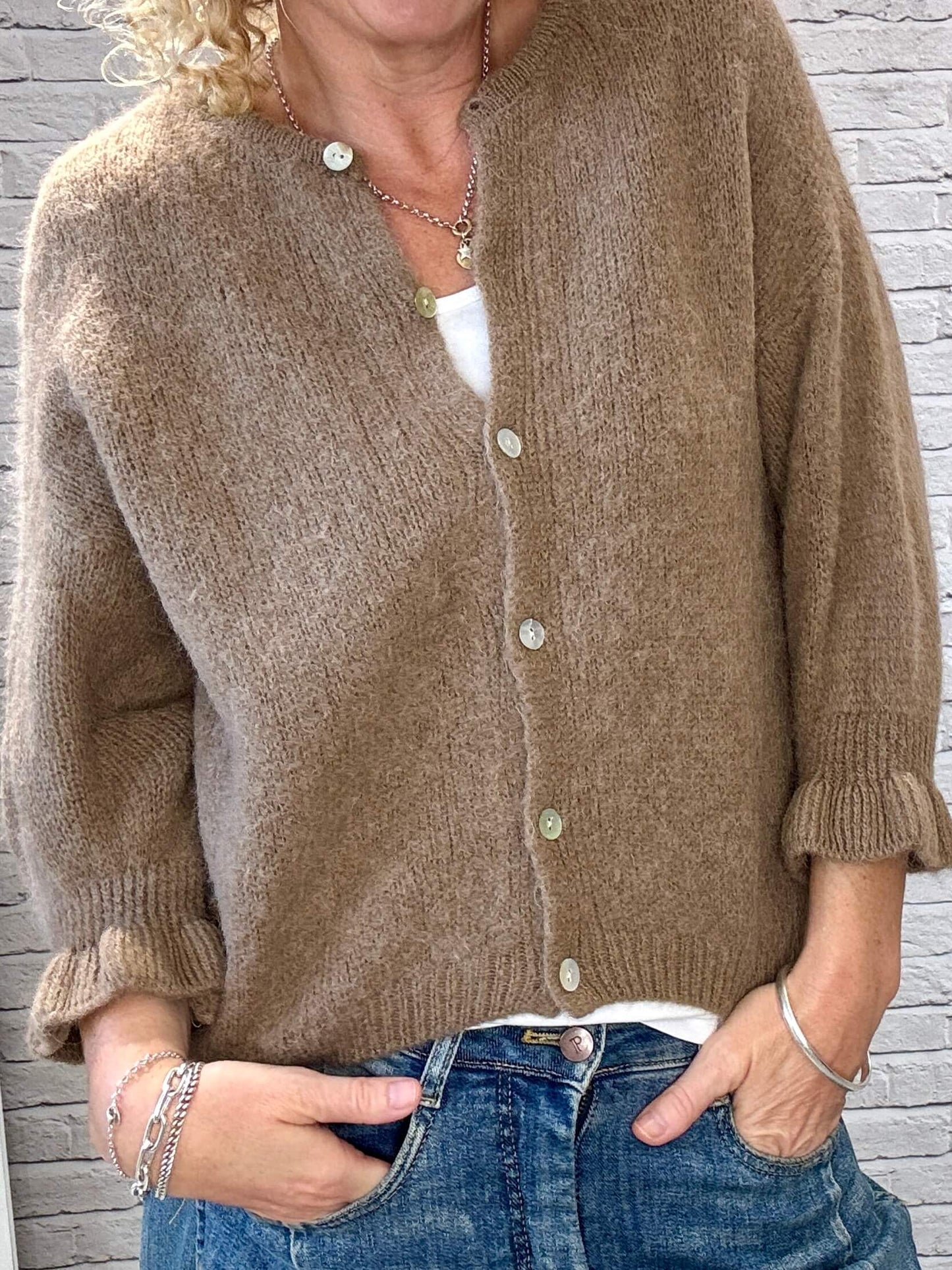 Melrose Cardigan | Latte