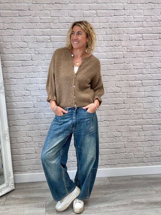 Melrose Cardigan | Latte