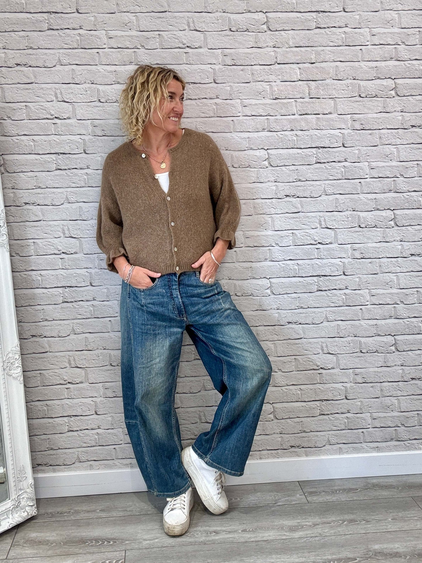 Melrose Cardigan | Latte
