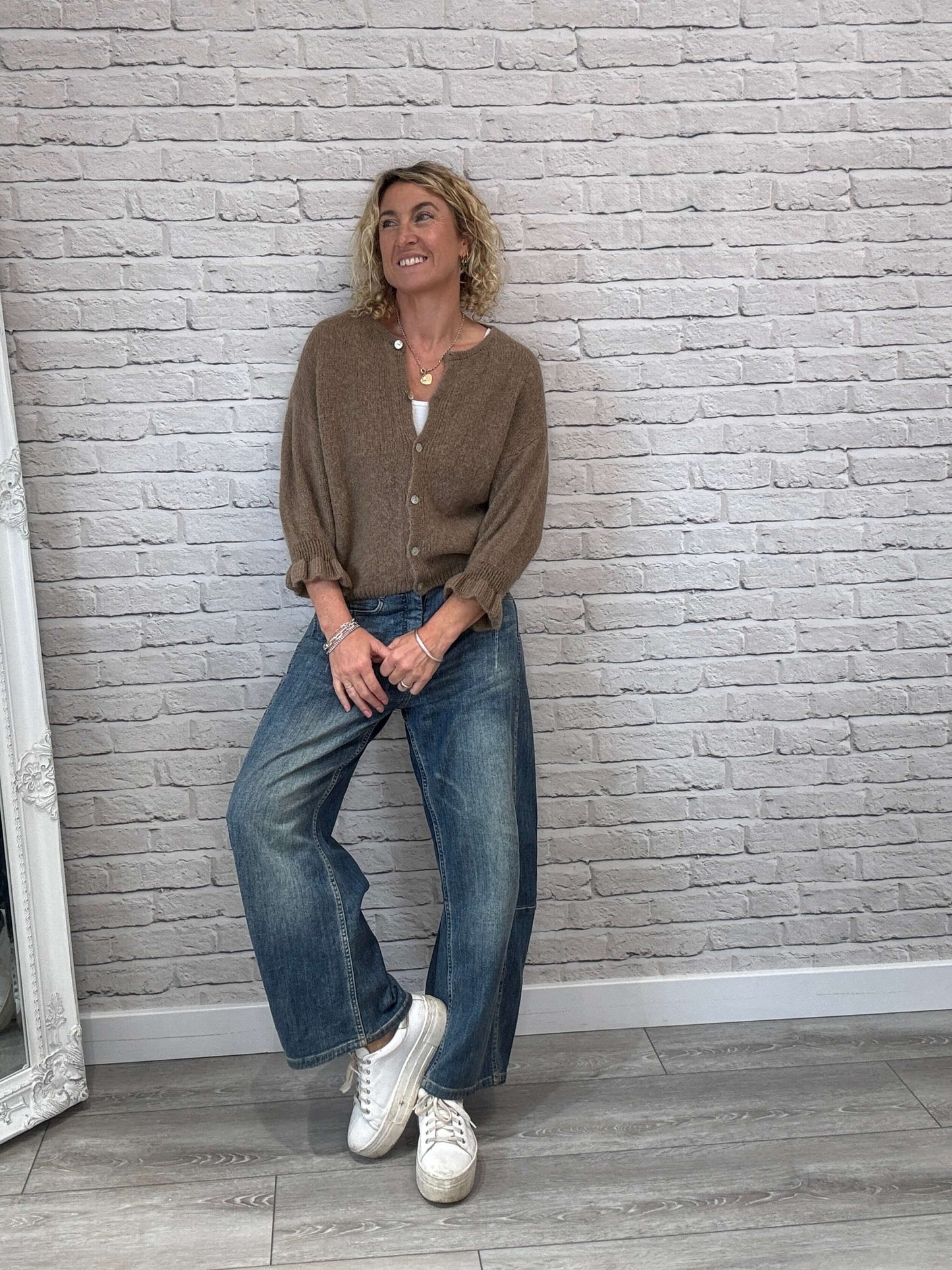 Melrose Cardigan | Latte