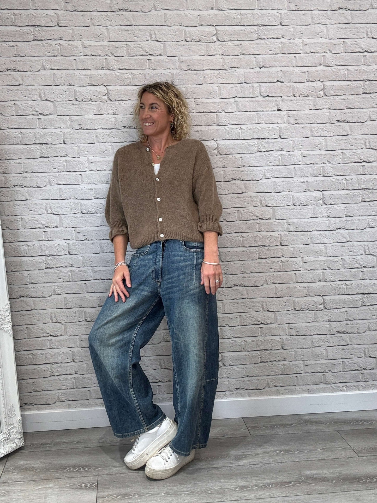 Melrose Cardigan | Latte