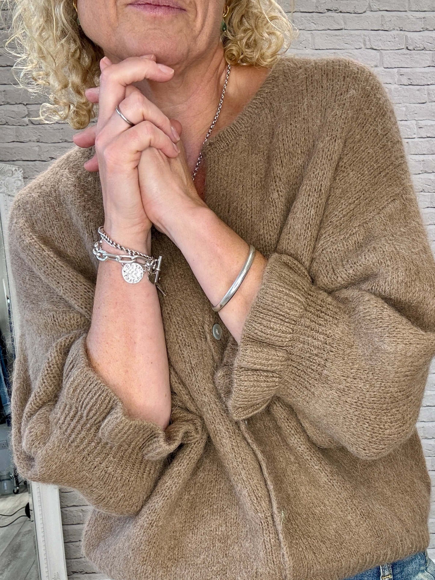Melrose Cardigan | Latte