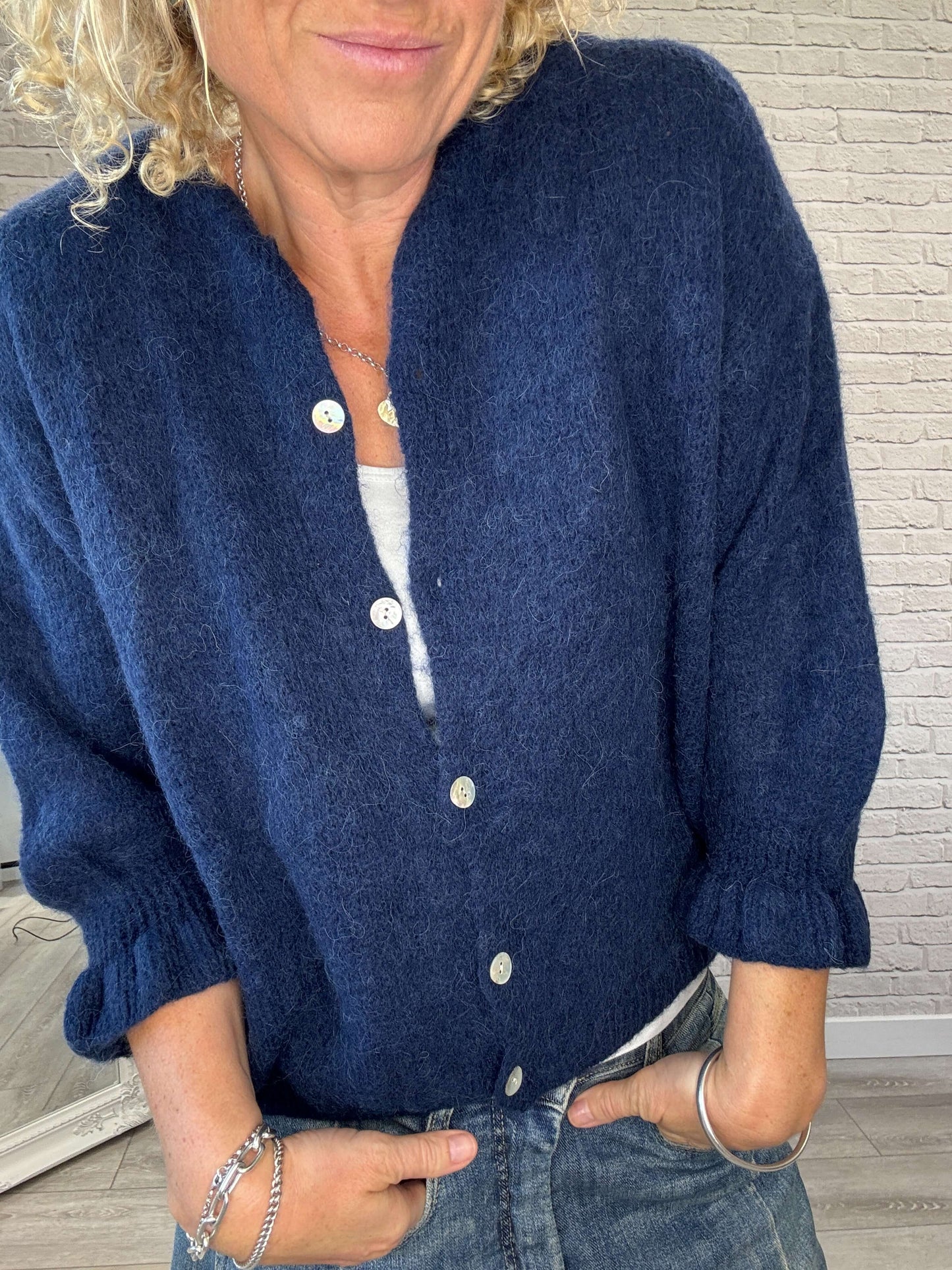 Melrose Cardigan | Navy