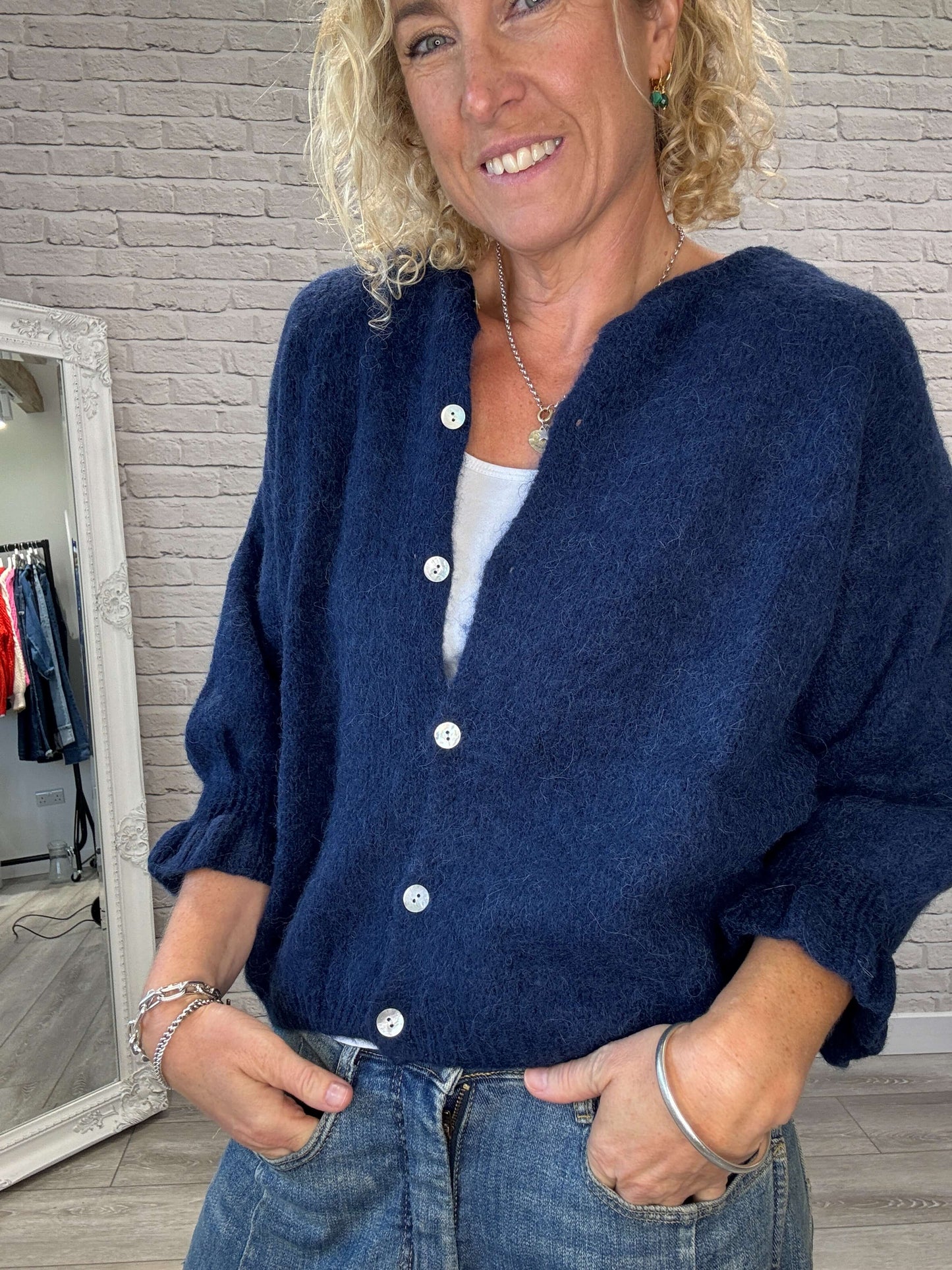 Melrose Cardigan | Navy