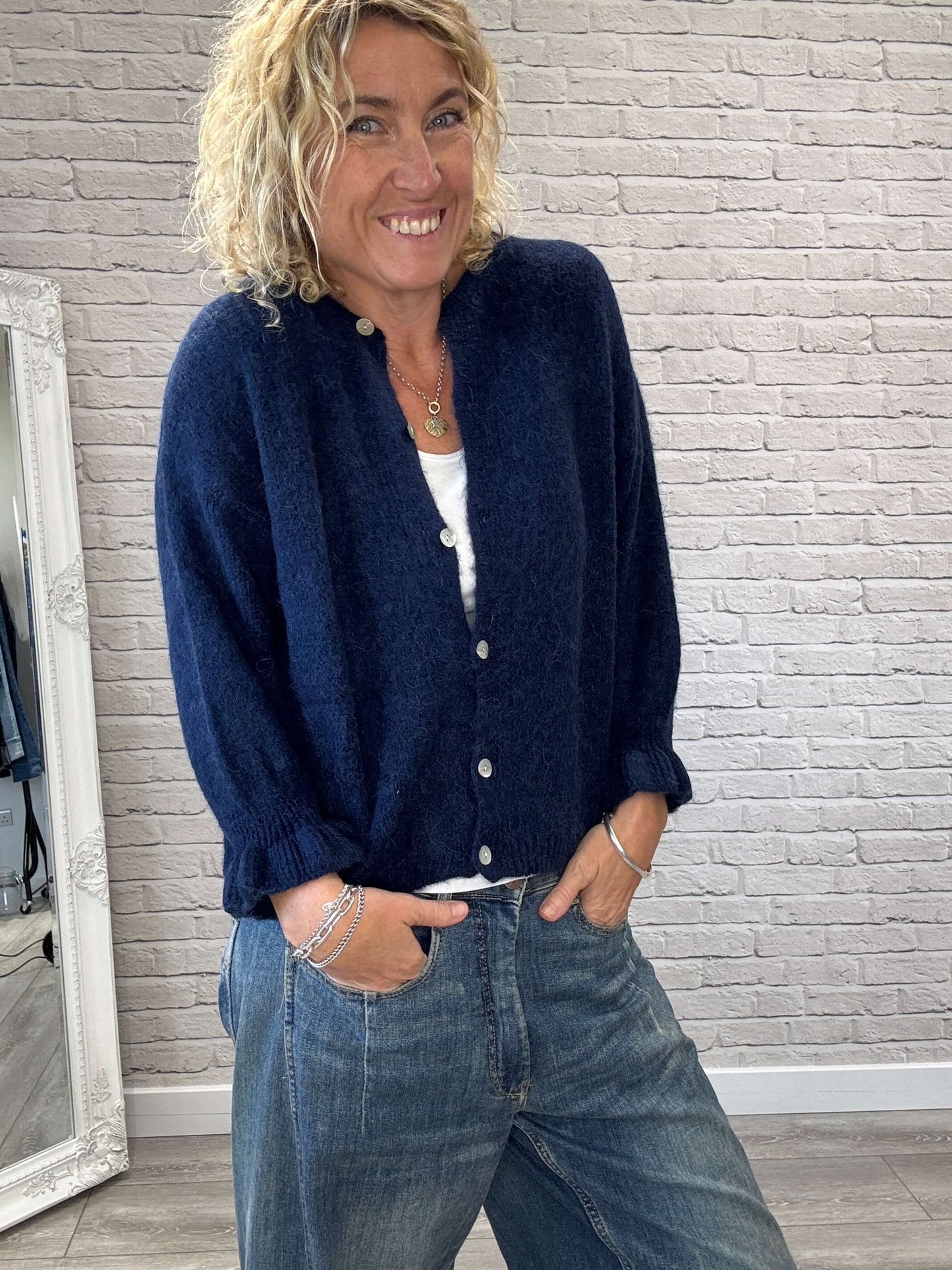 Melrose Cardigan | Navy