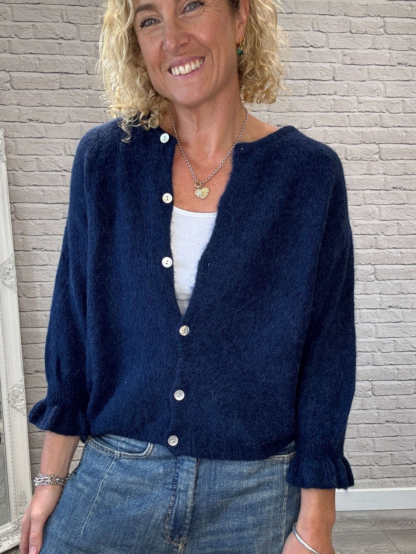 Melrose Cardigan | Navy