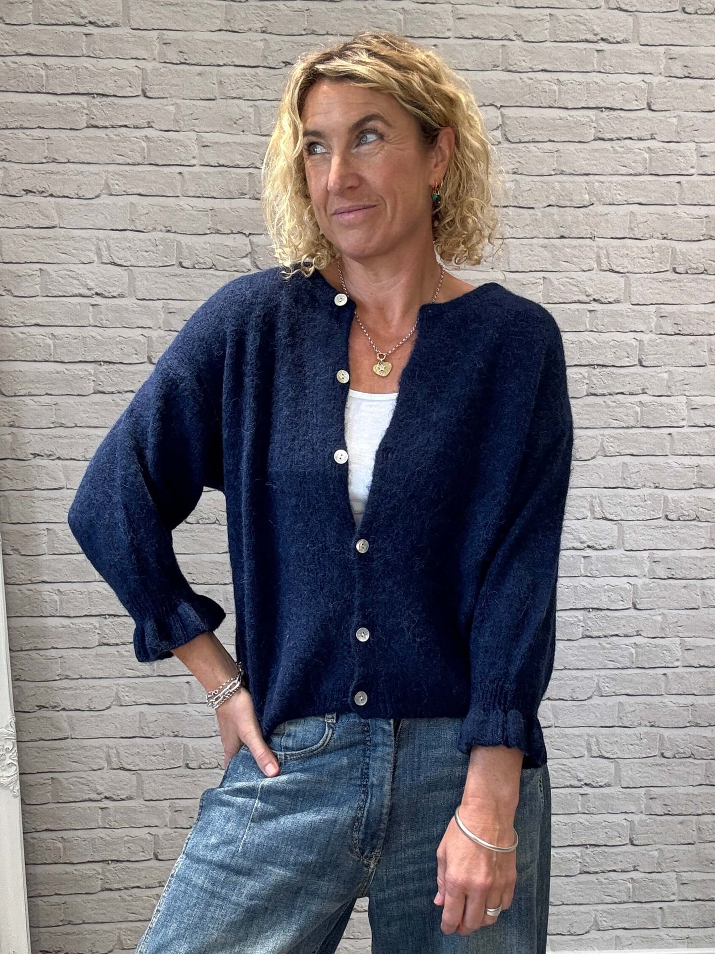 Melrose Cardigan | Navy