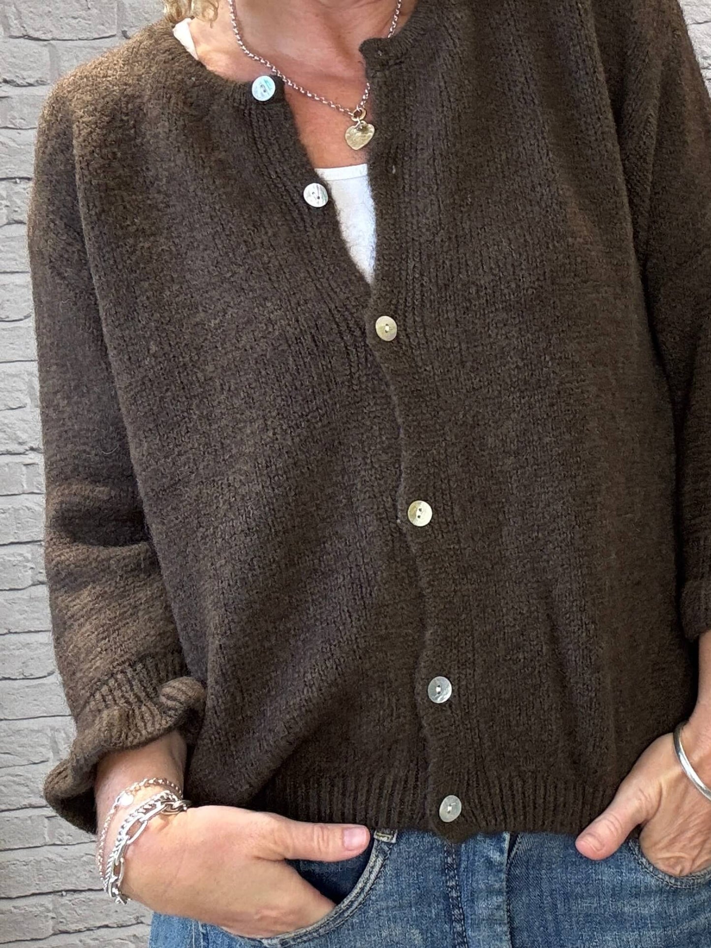 Melrose Cardigan | Chocolate (NEW)
