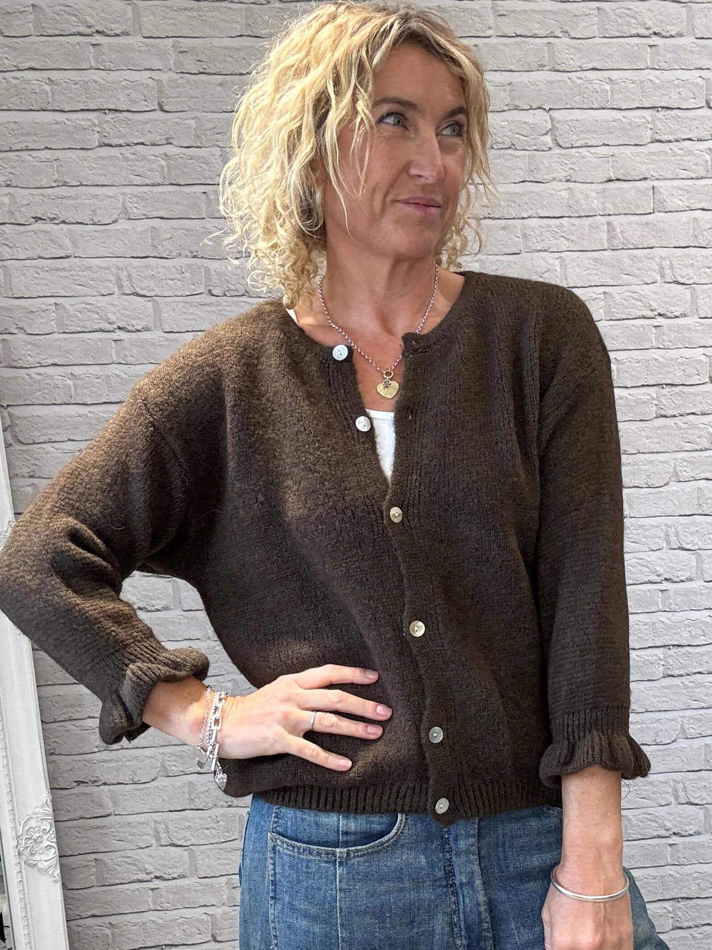 Melrose Cardigan | Chocolate (NEW)