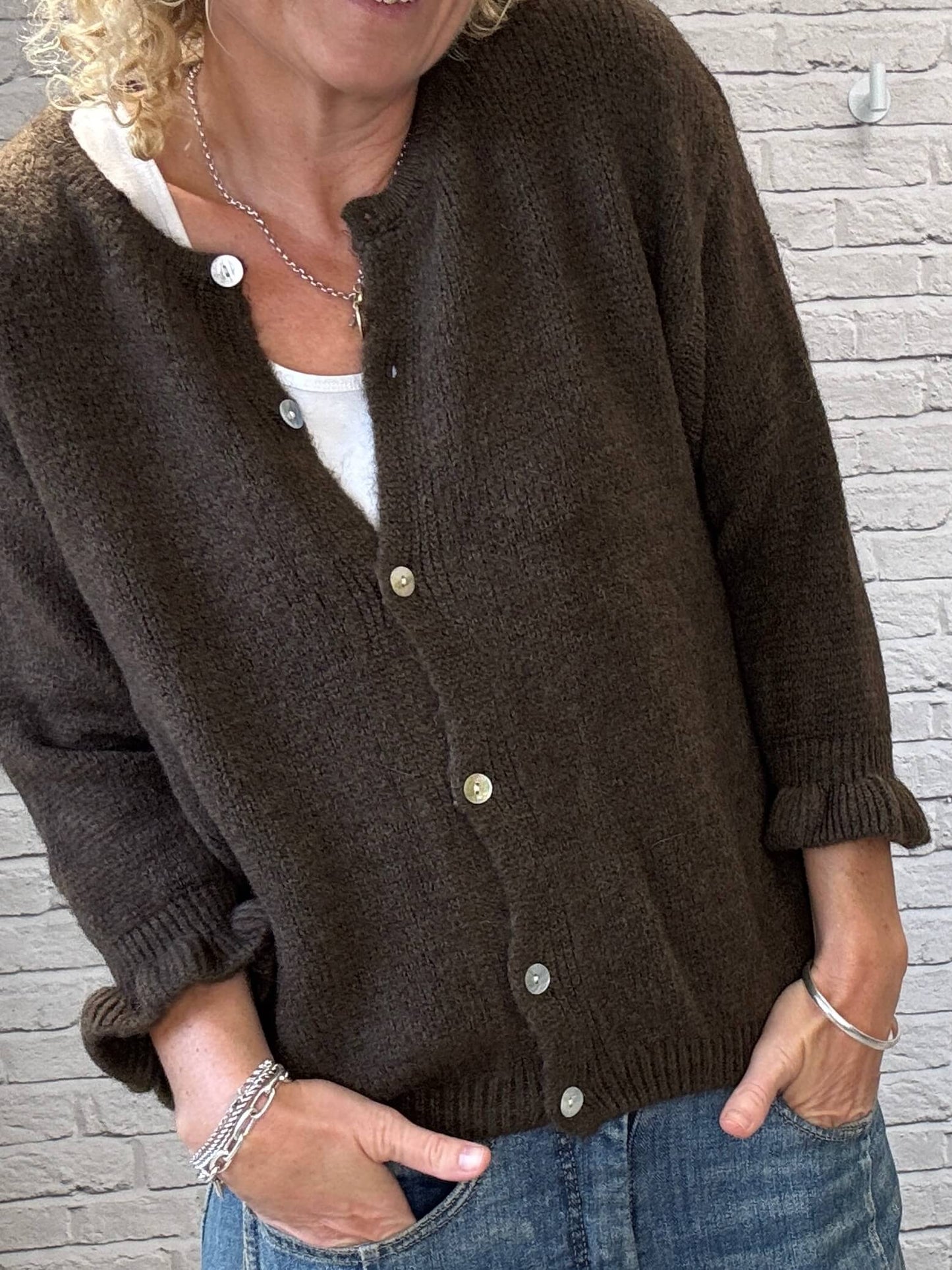 Melrose Cardigan | Chocolate (NEW)