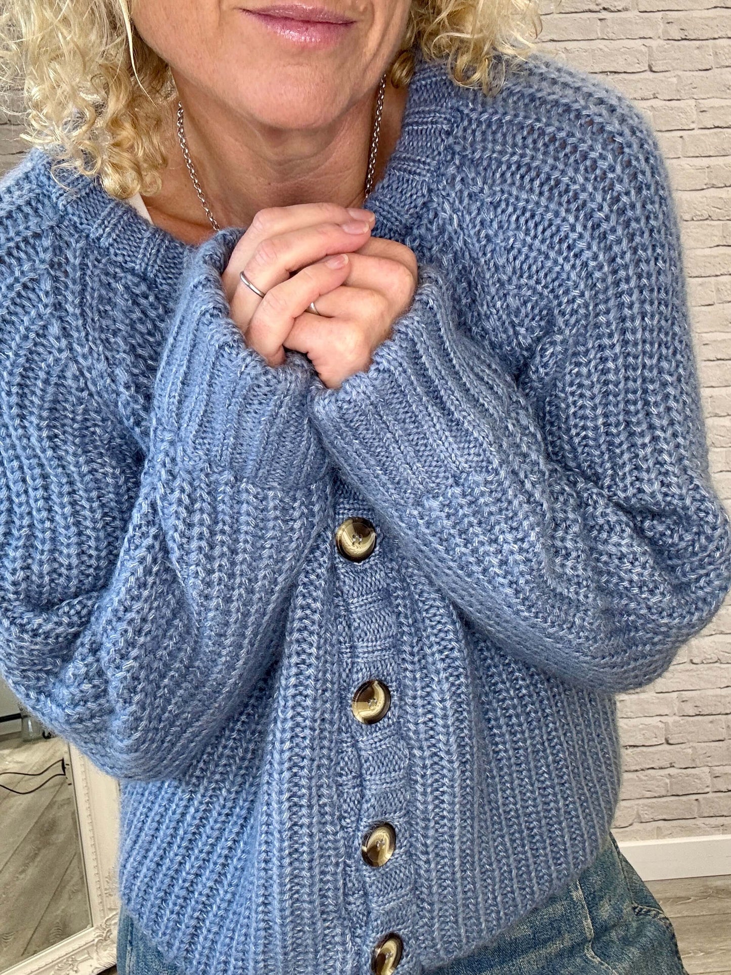 Suki Cardigan | Denim
