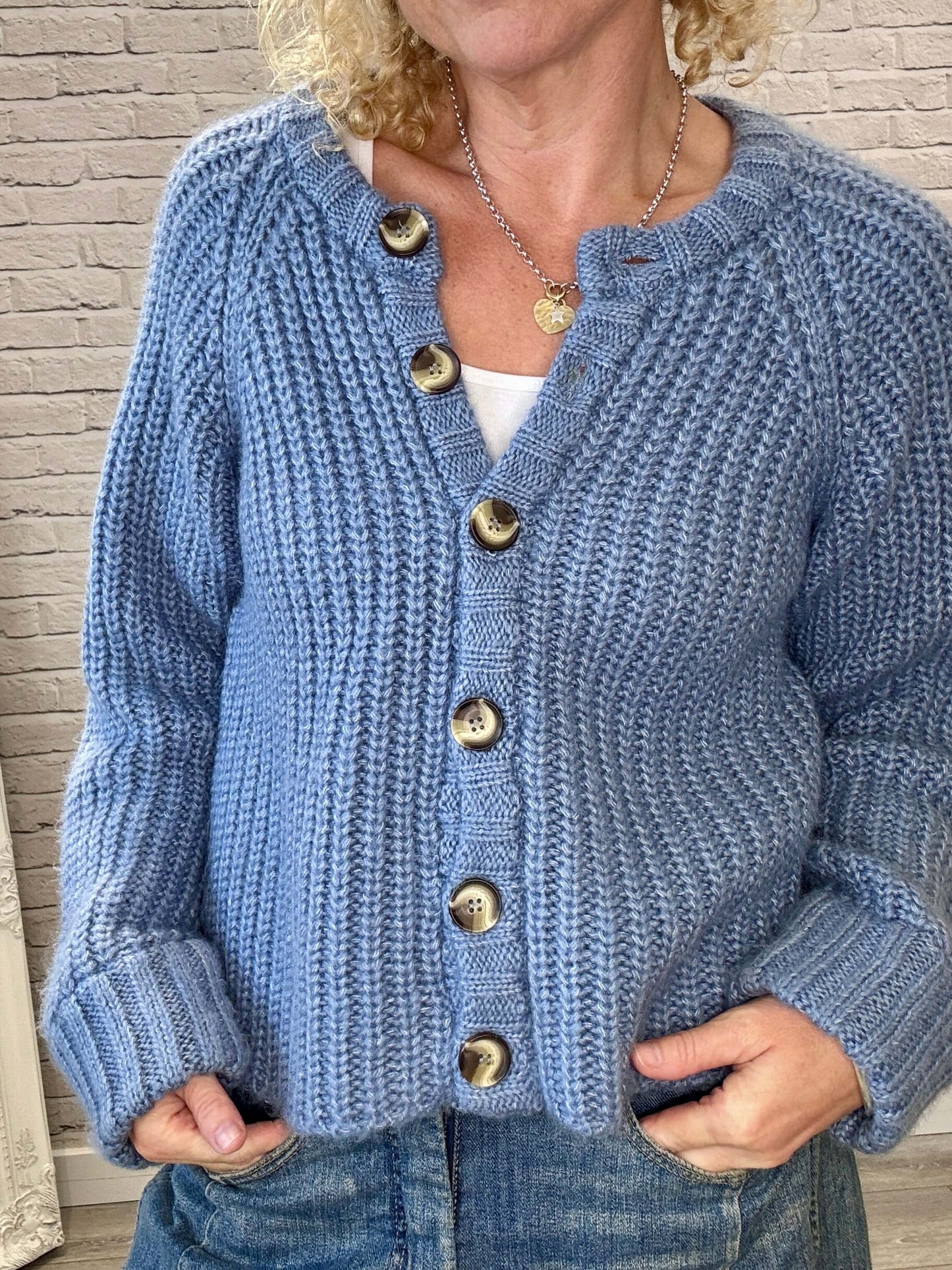 Suki Cardigan | Denim