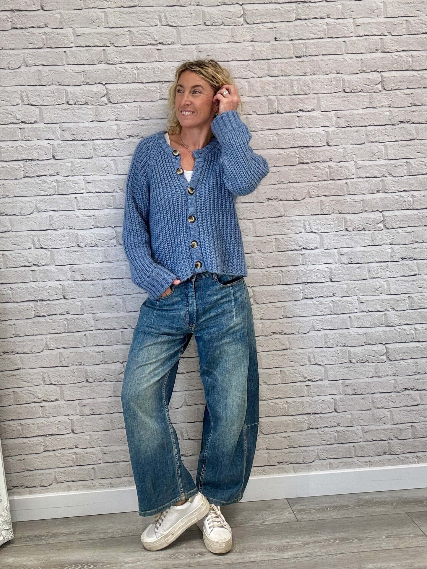 Suki Cardigan | Denim