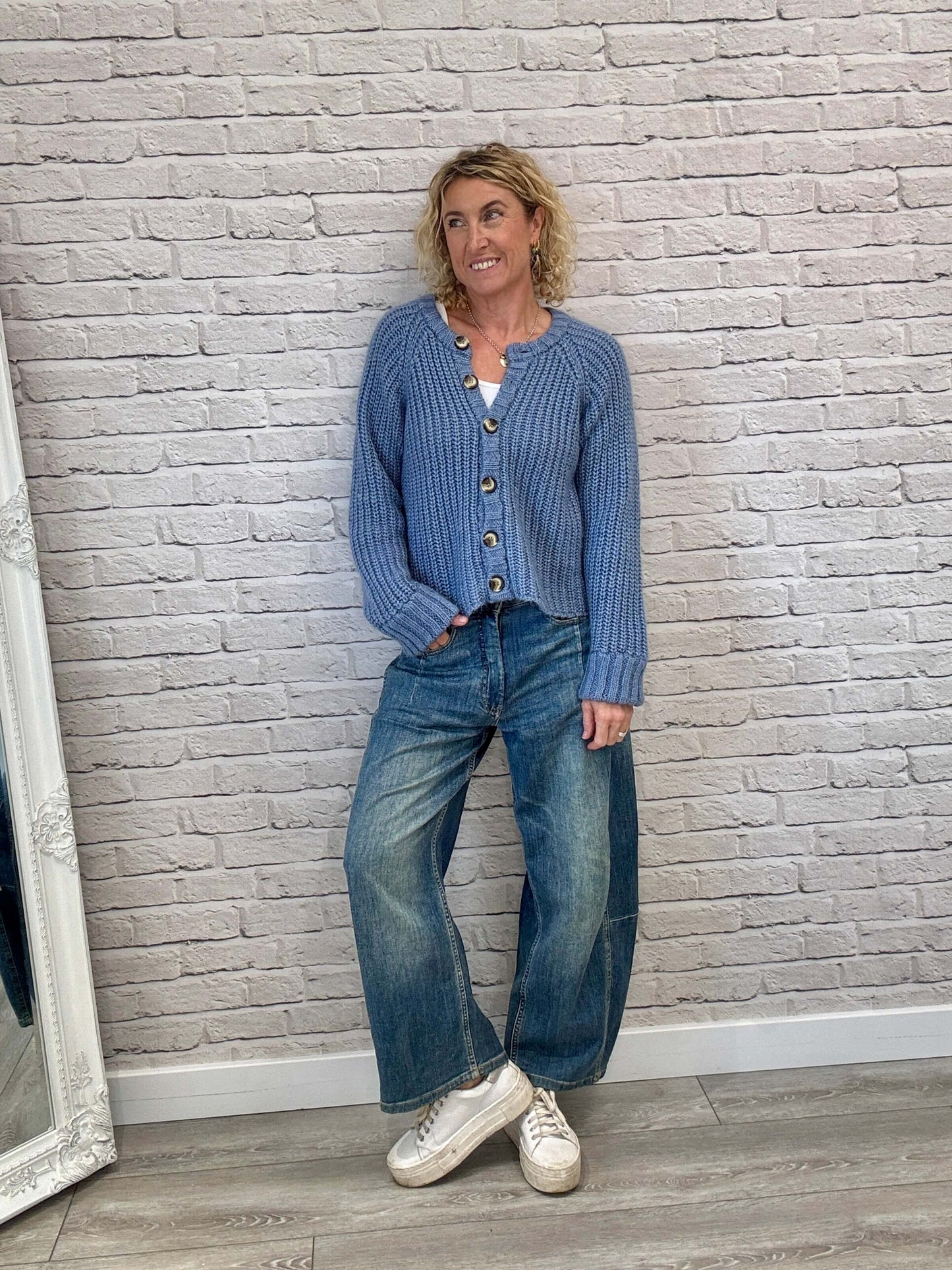 Suki Cardigan | Denim