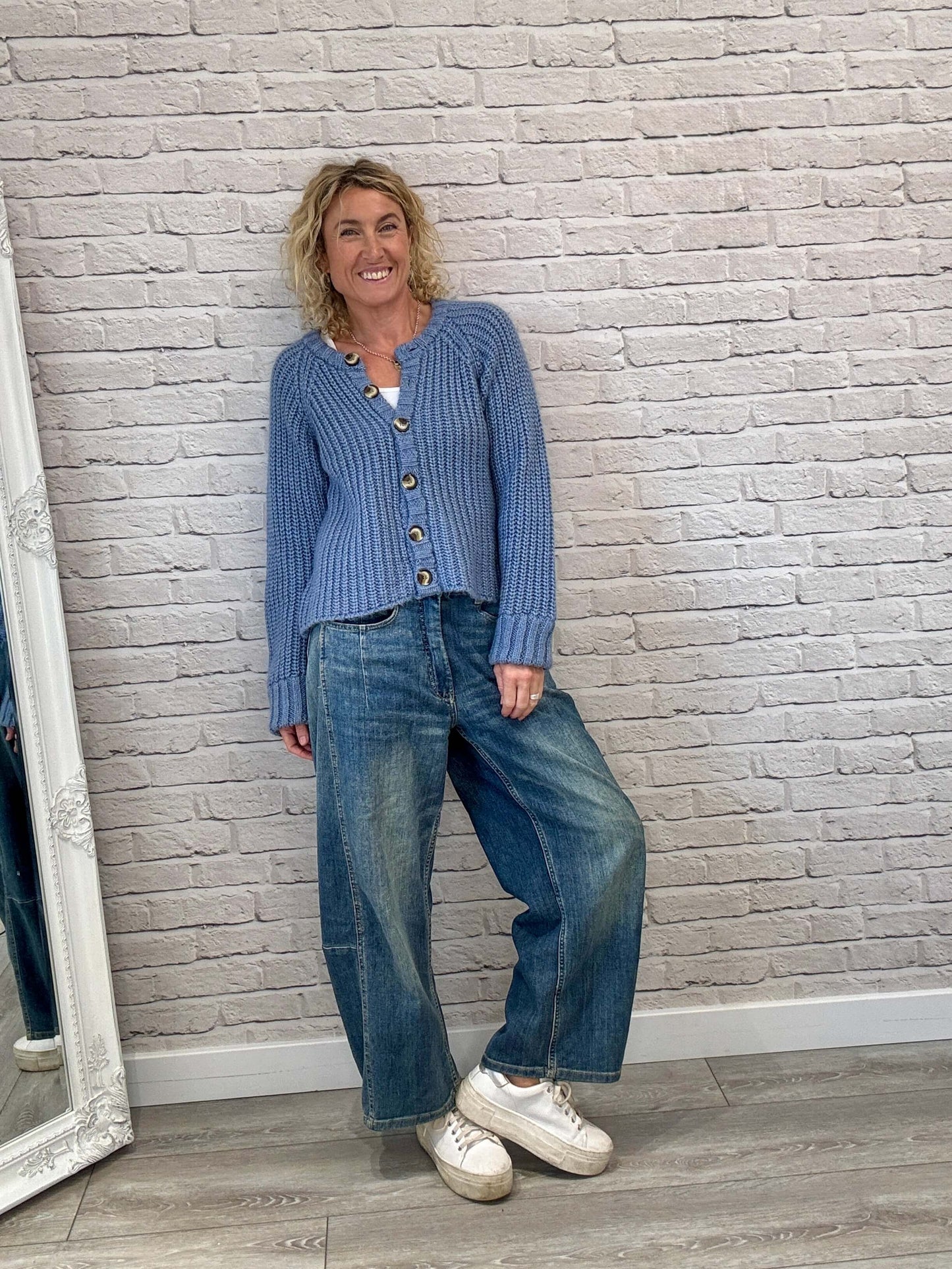 Suki Cardigan | Denim