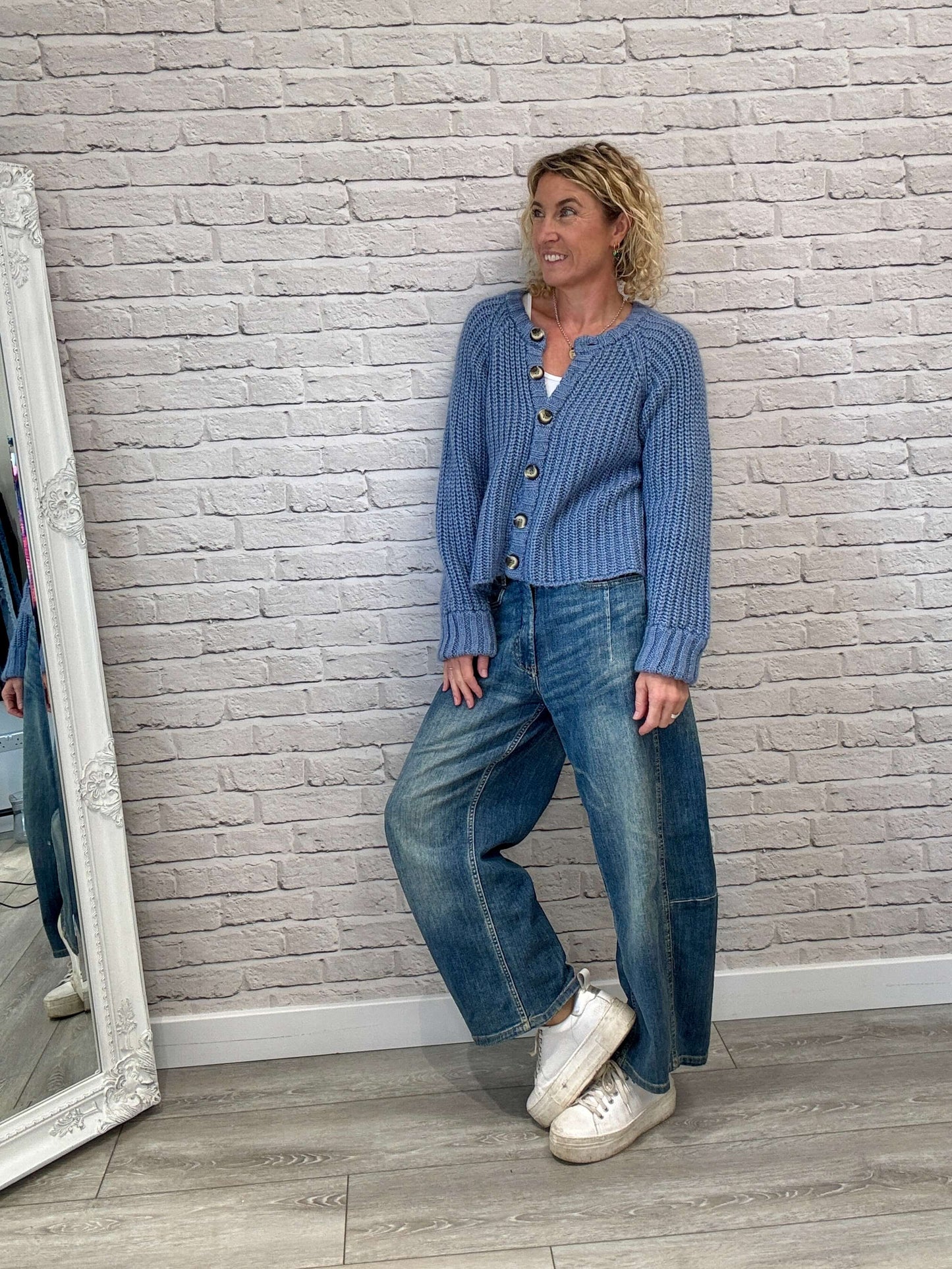 Suki Cardigan | Denim