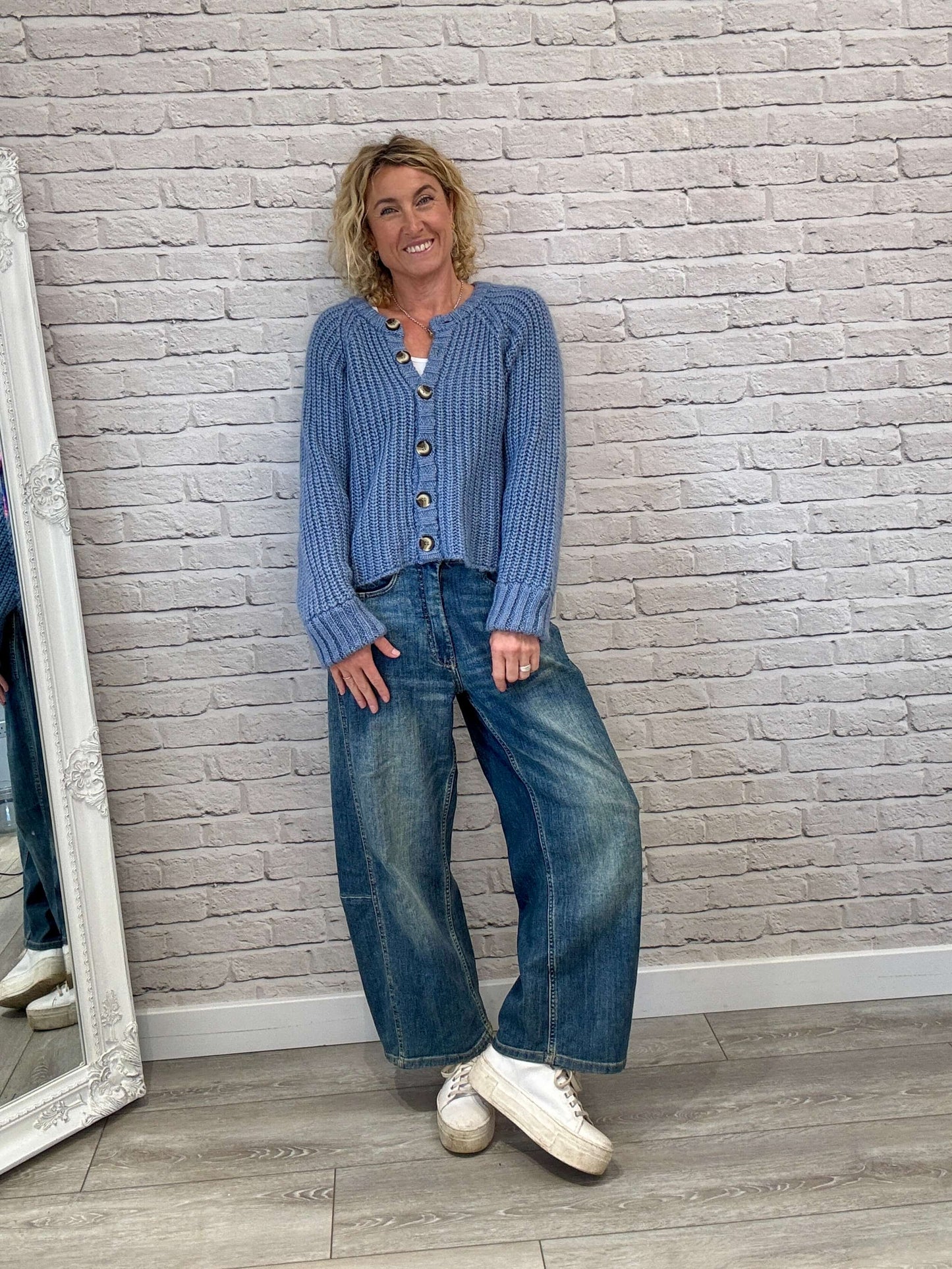 Suki Cardigan | Denim