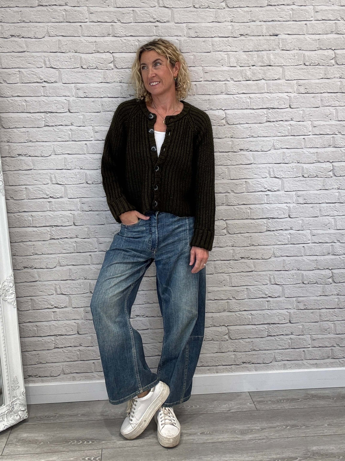 Suki Cardigan | Deep Olive