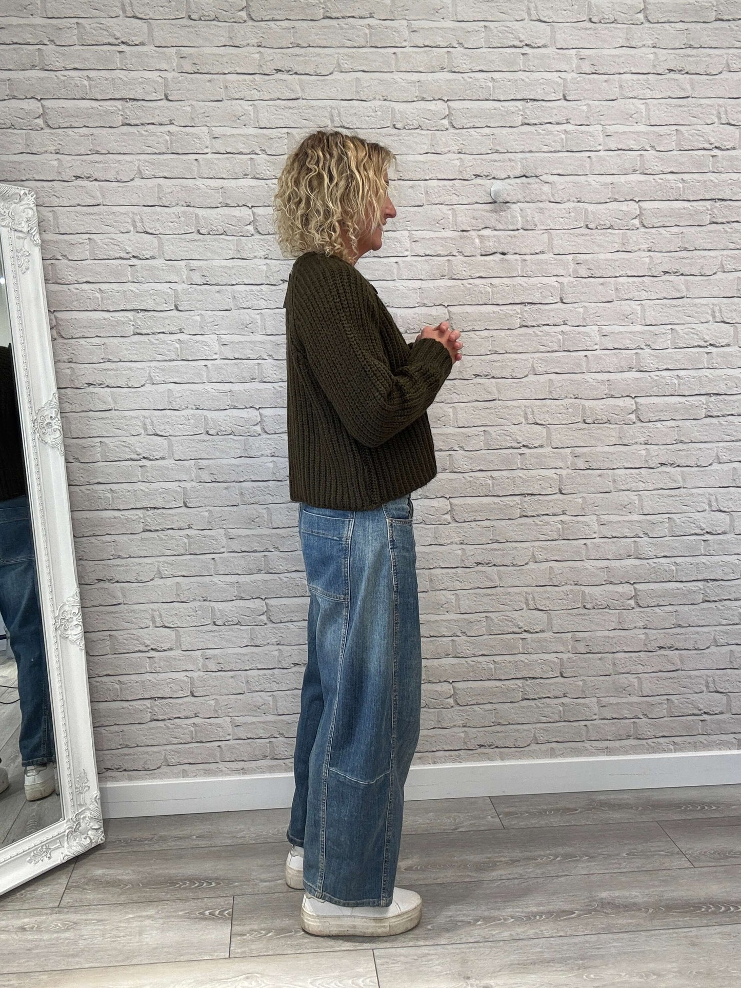 Suki Cardigan | Deep Olive