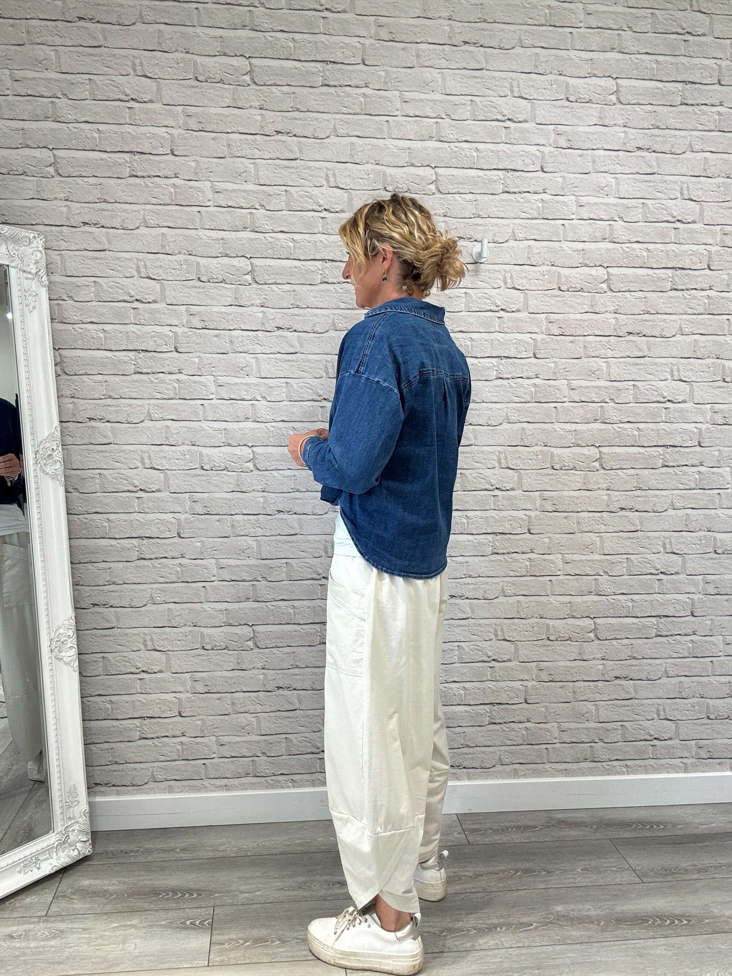 Etta Front Pocket Cocoon Pants | Stone