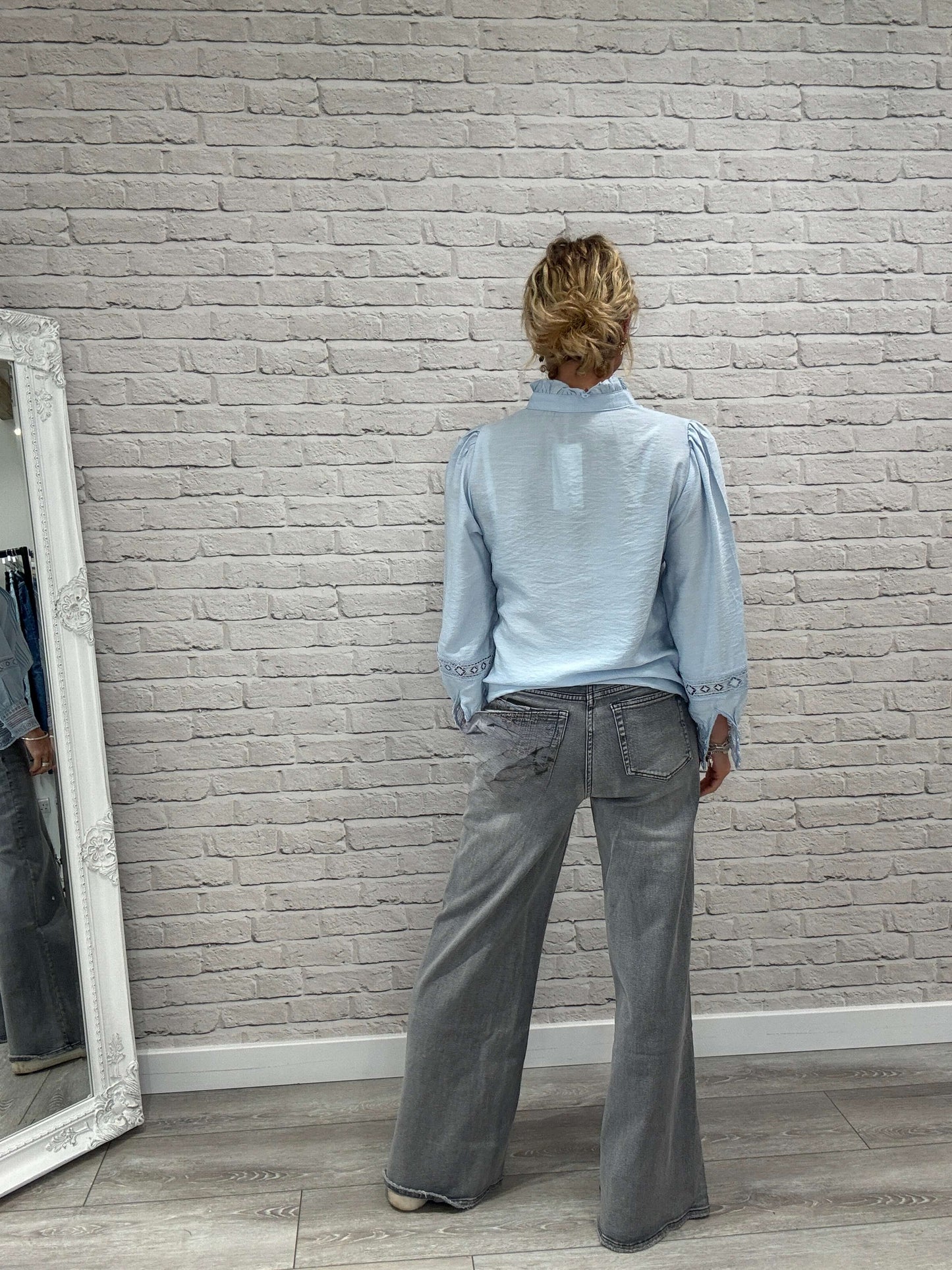 Bunny Blouse | Sky Blue