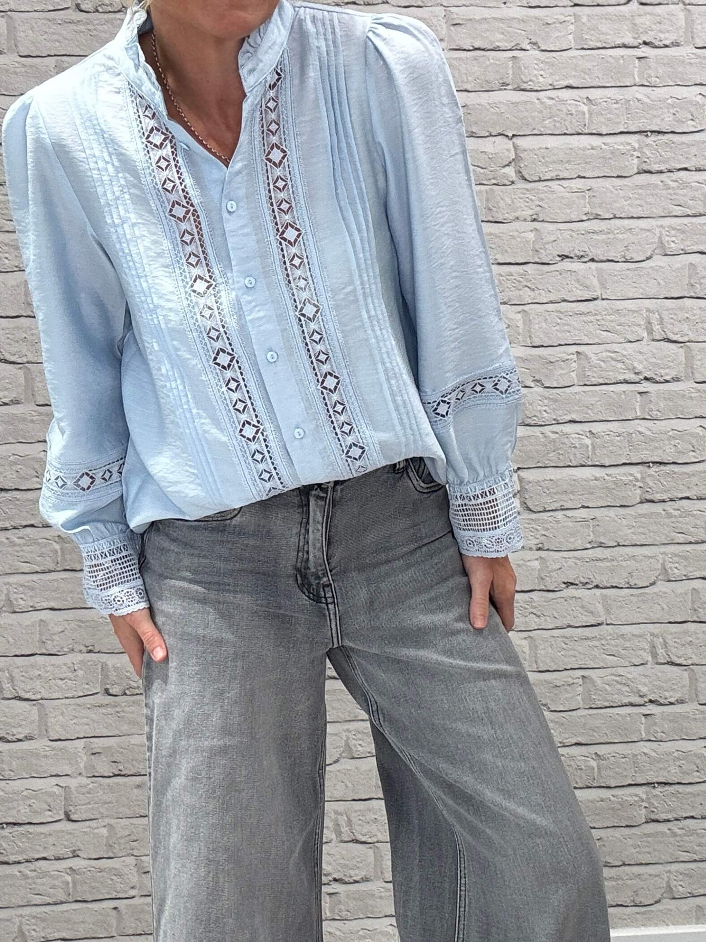 Bunny Blouse | Sky Blue