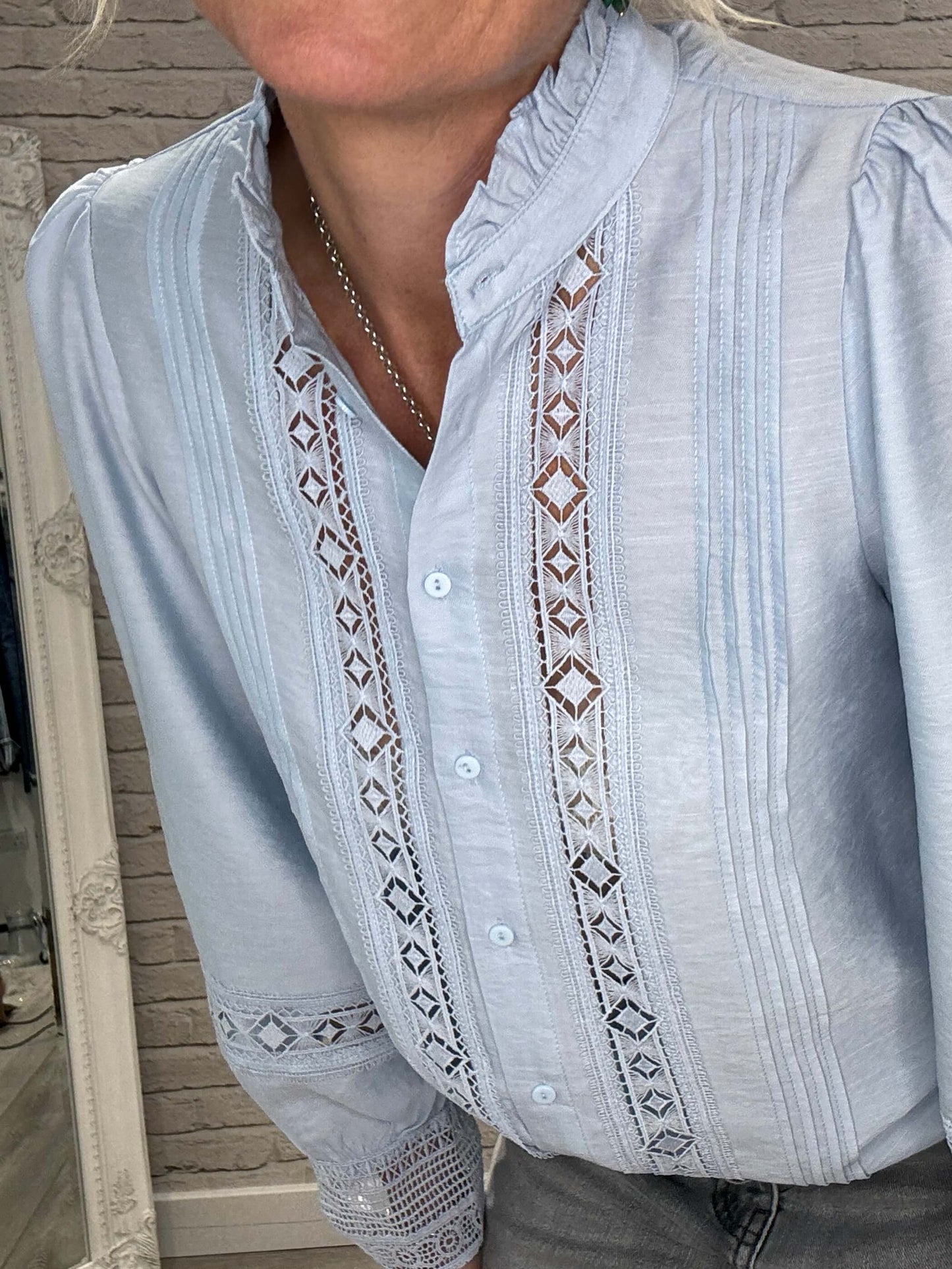 Bunny Blouse | Sky Blue