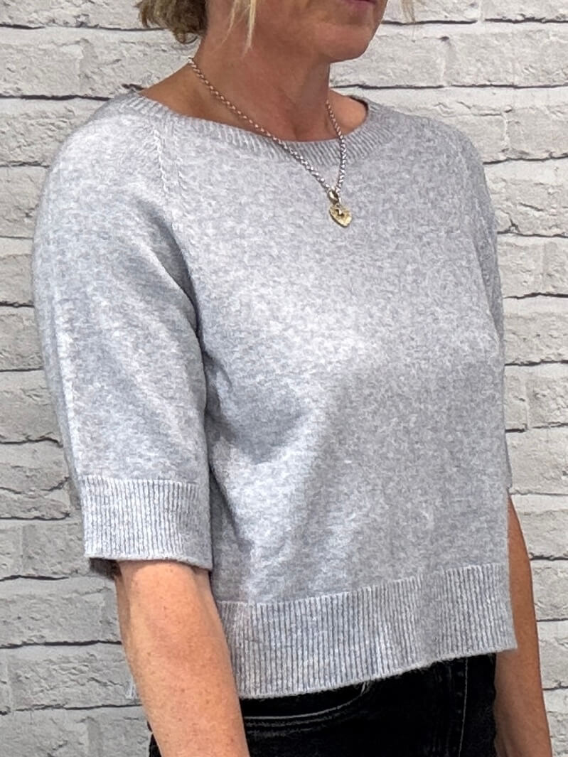 Charlotte Knit | Silver Grey