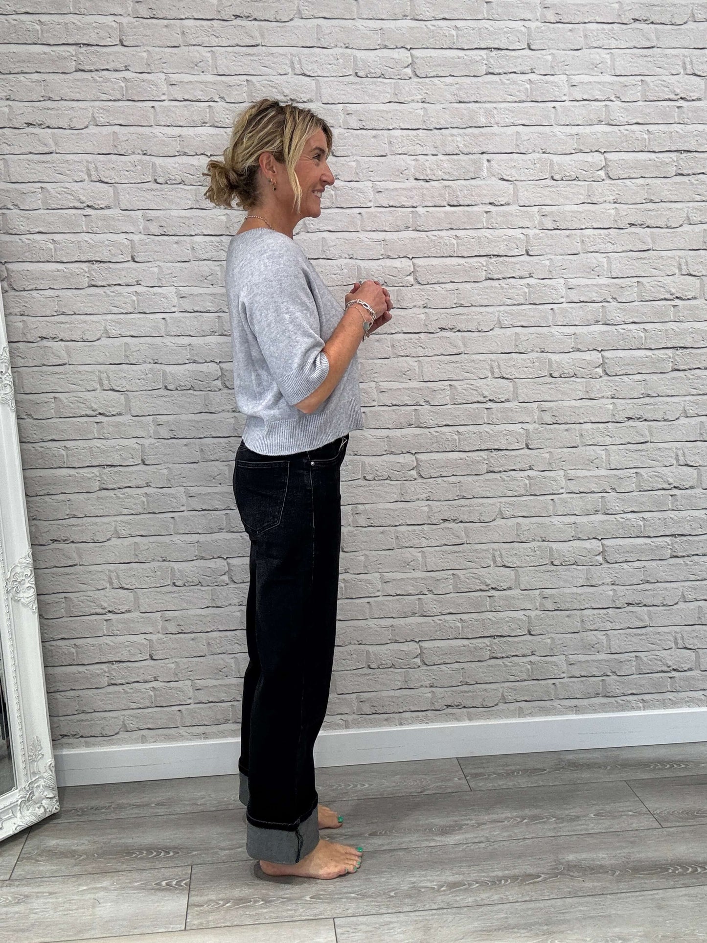 Charlotte Knit | Silver Grey
