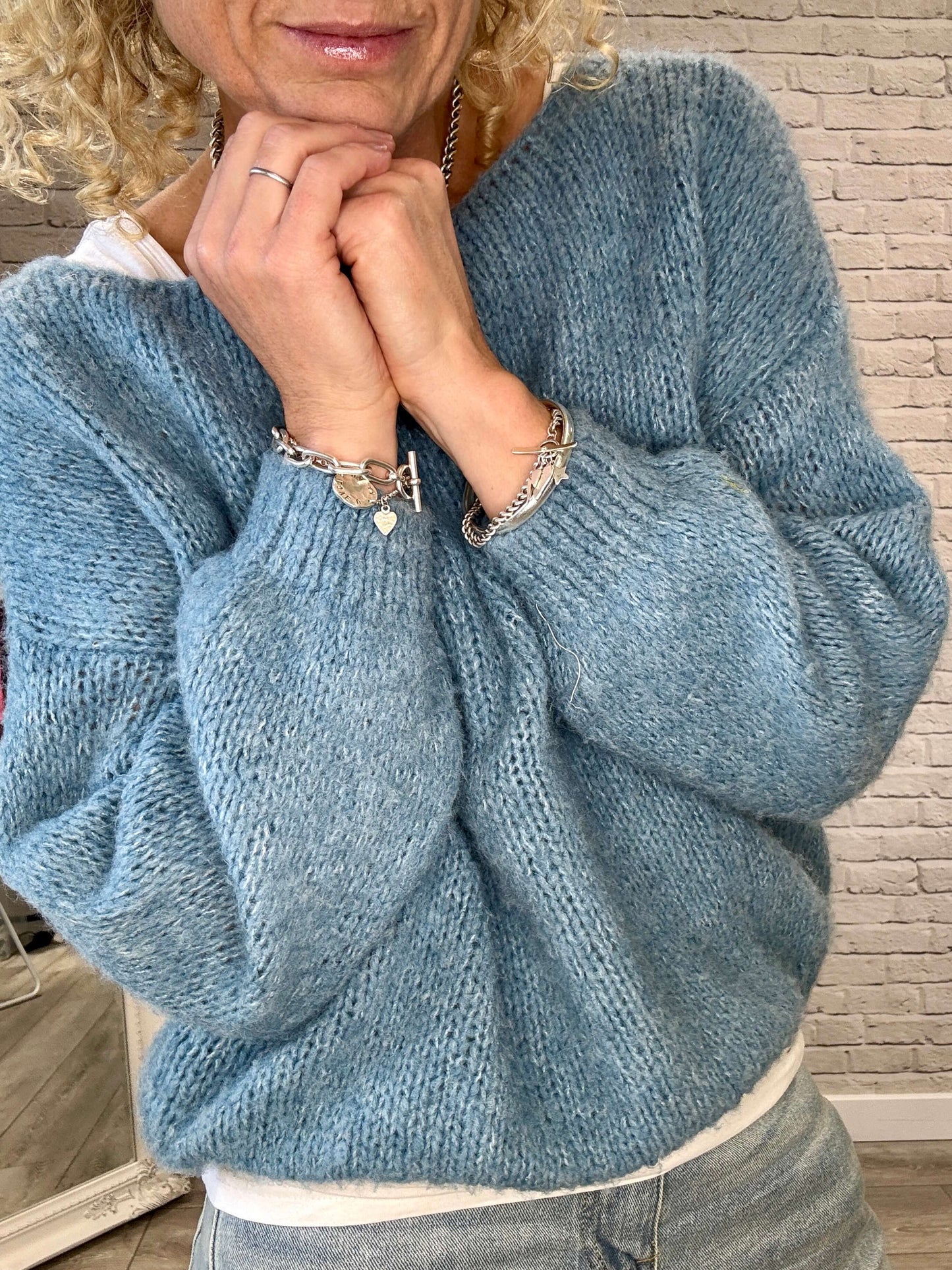Folie Sweater | Duck Egg