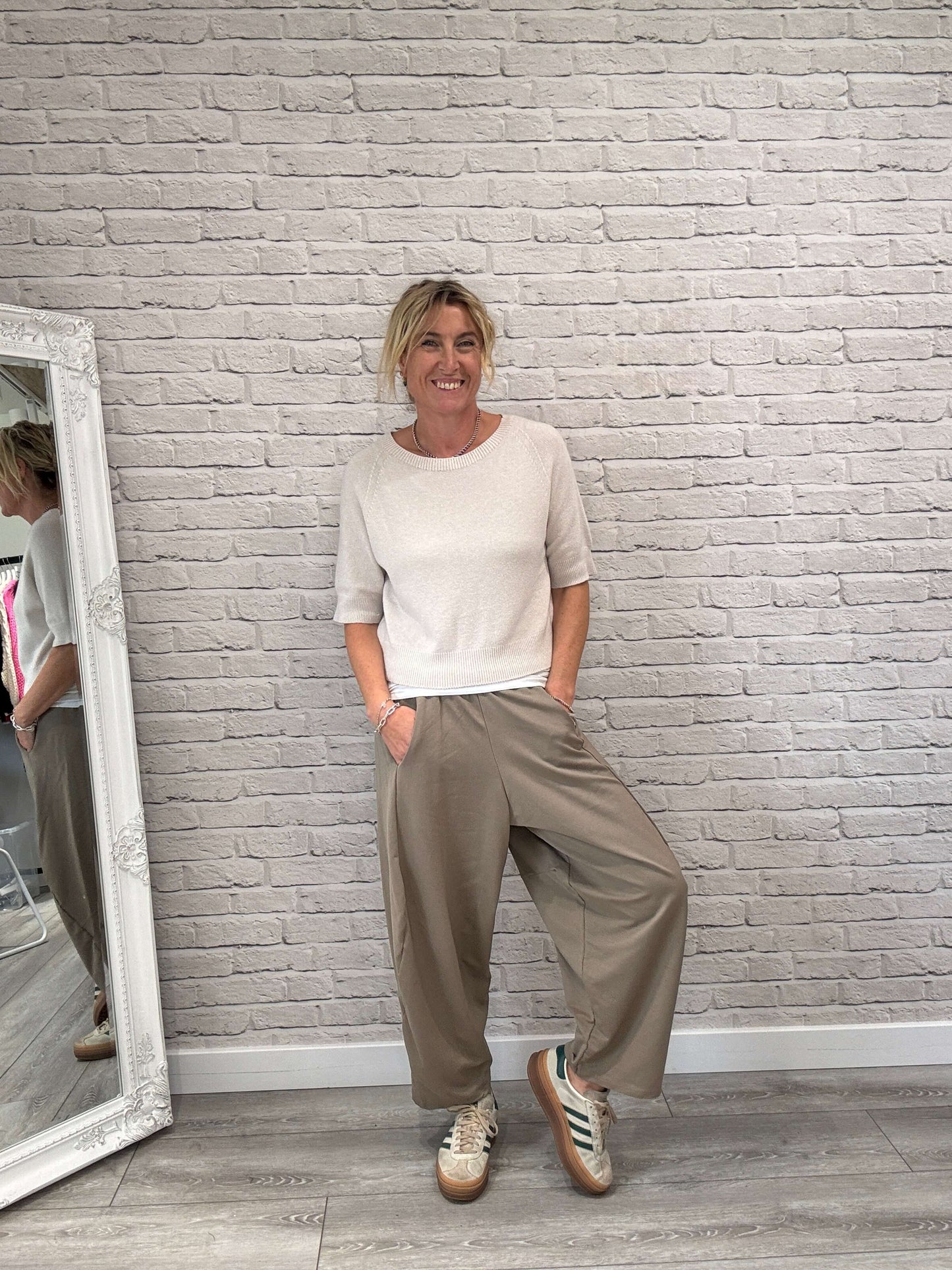 Barrel Joggers | Mocha (NEW)