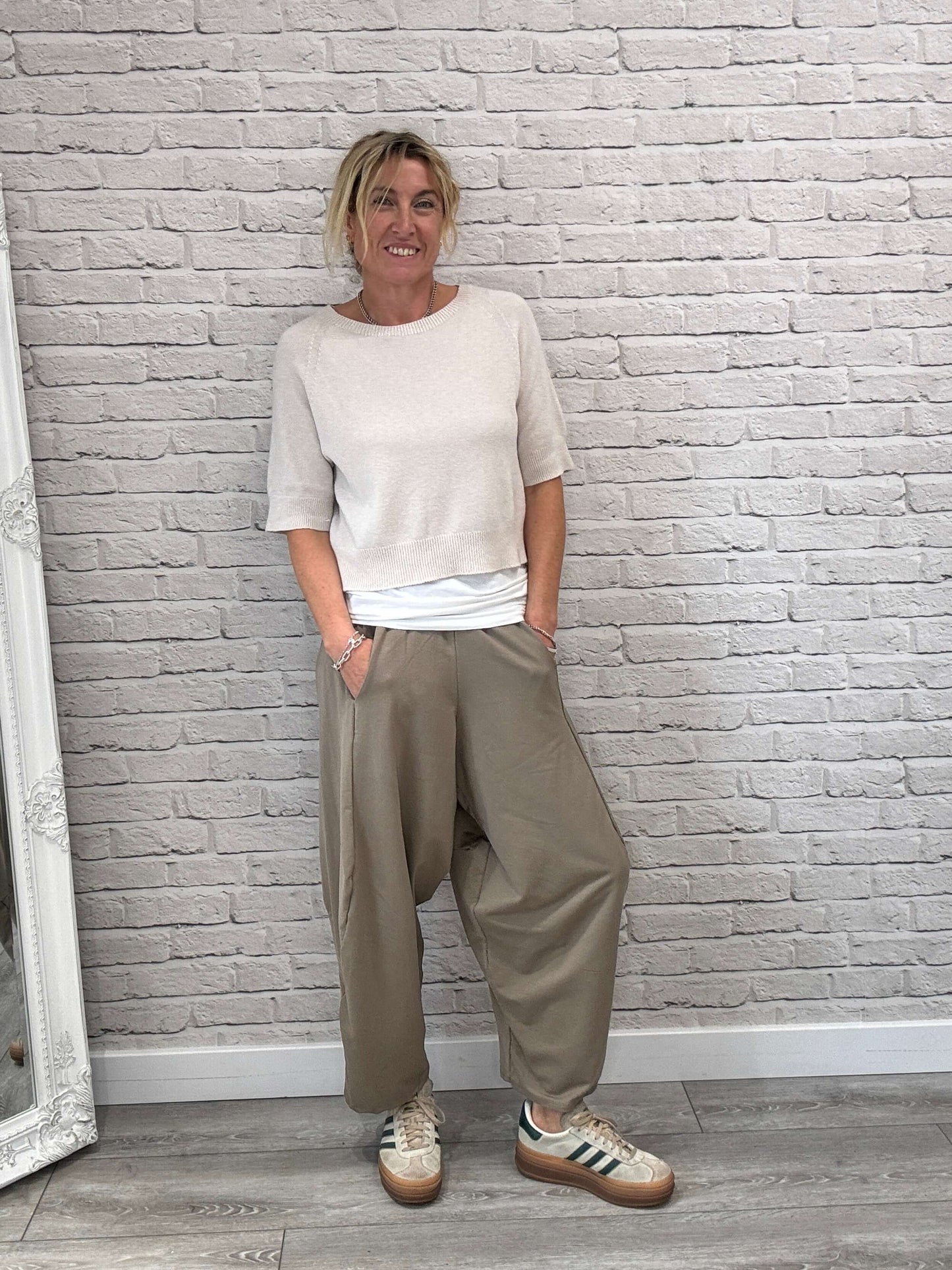 Barrel Joggers | Mocha (NEW)