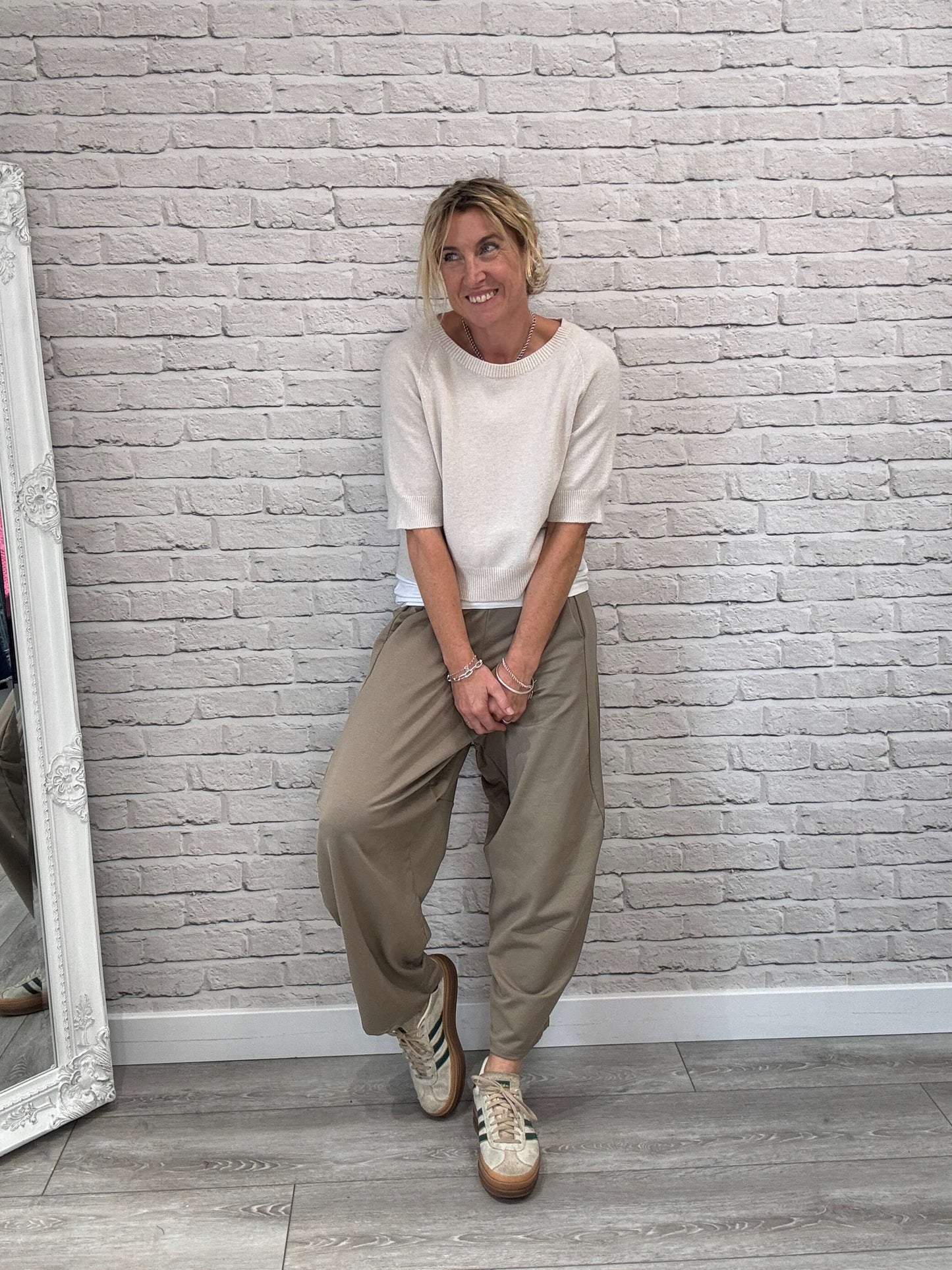 Barrel Joggers | Mocha (NEW)
