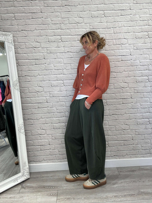 Barrel Joggers |Dark Green (NEW)