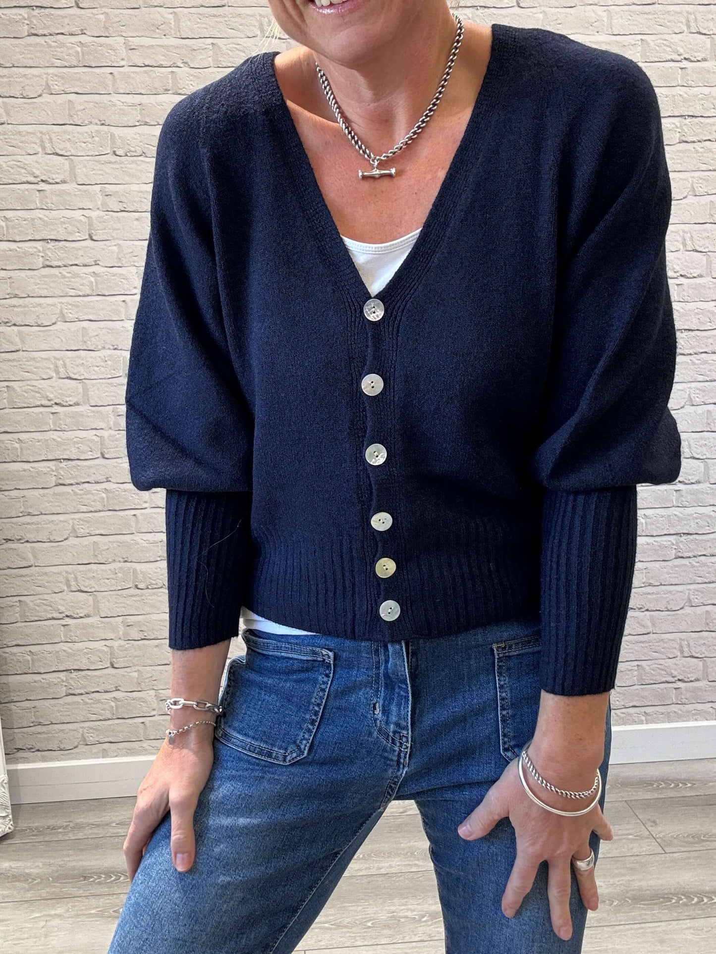 Willow Cardigan | Navy