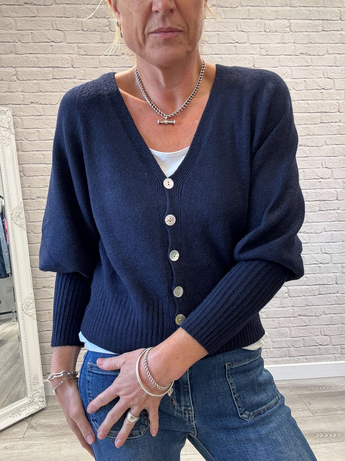 Willow Cardigan | Navy