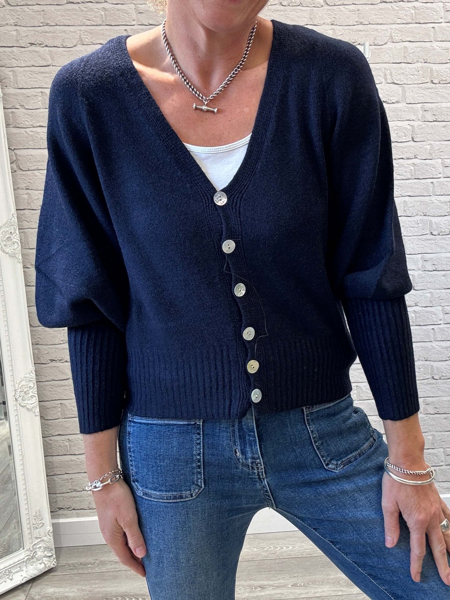 Willow Cardigan | Navy