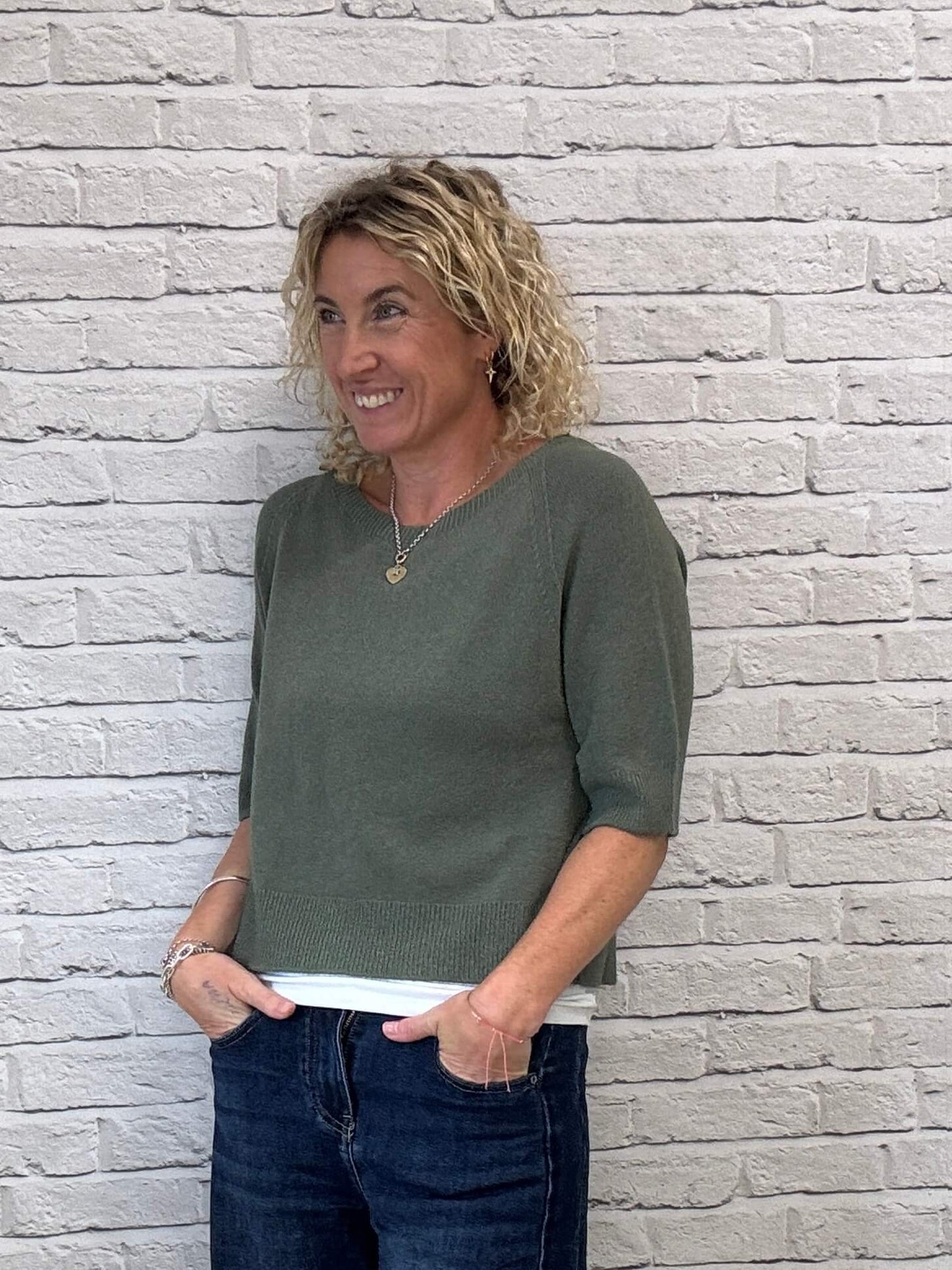 Charlotte Knit | Sage Green