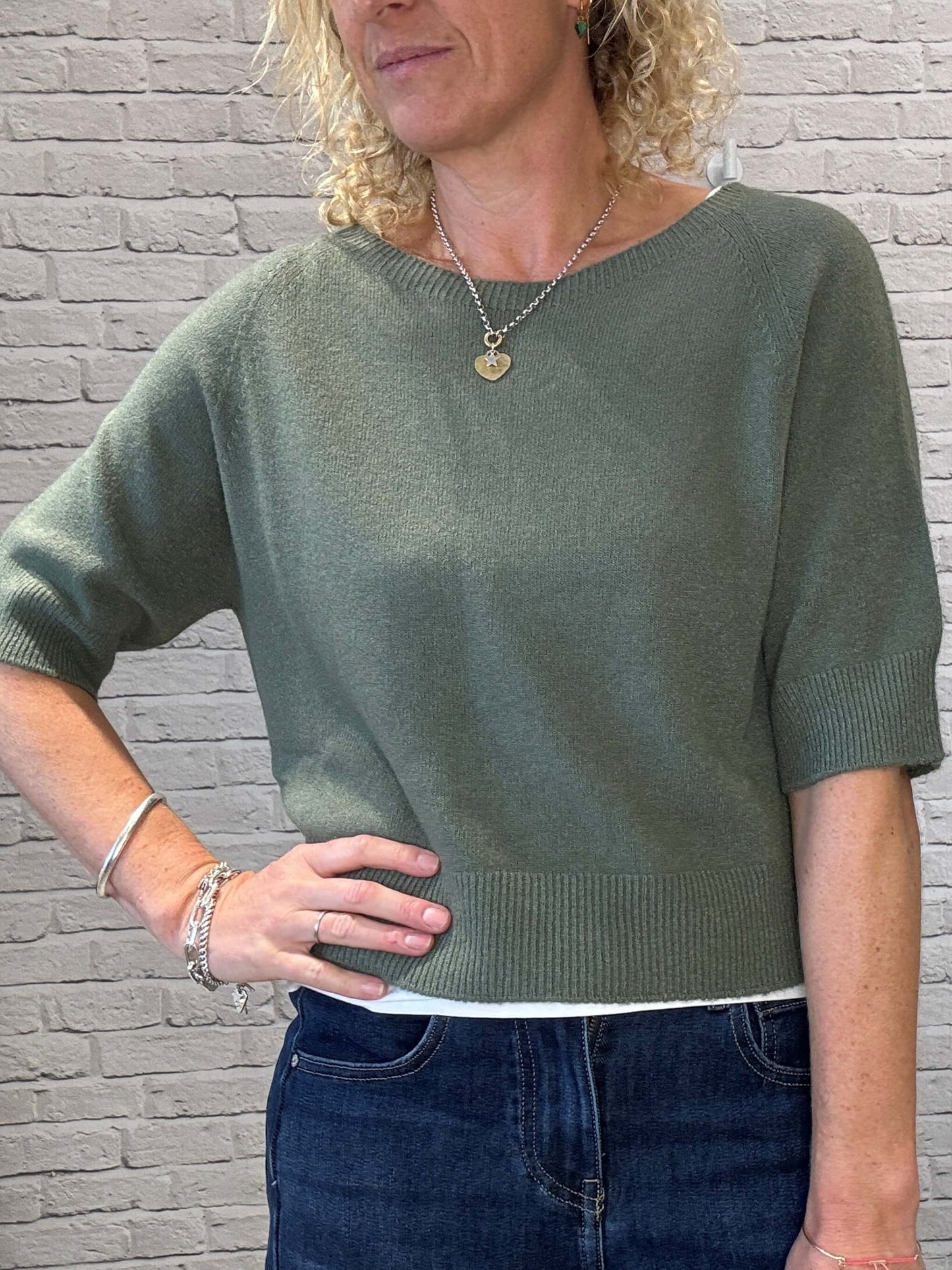 Charlotte Knit | Sage Green
