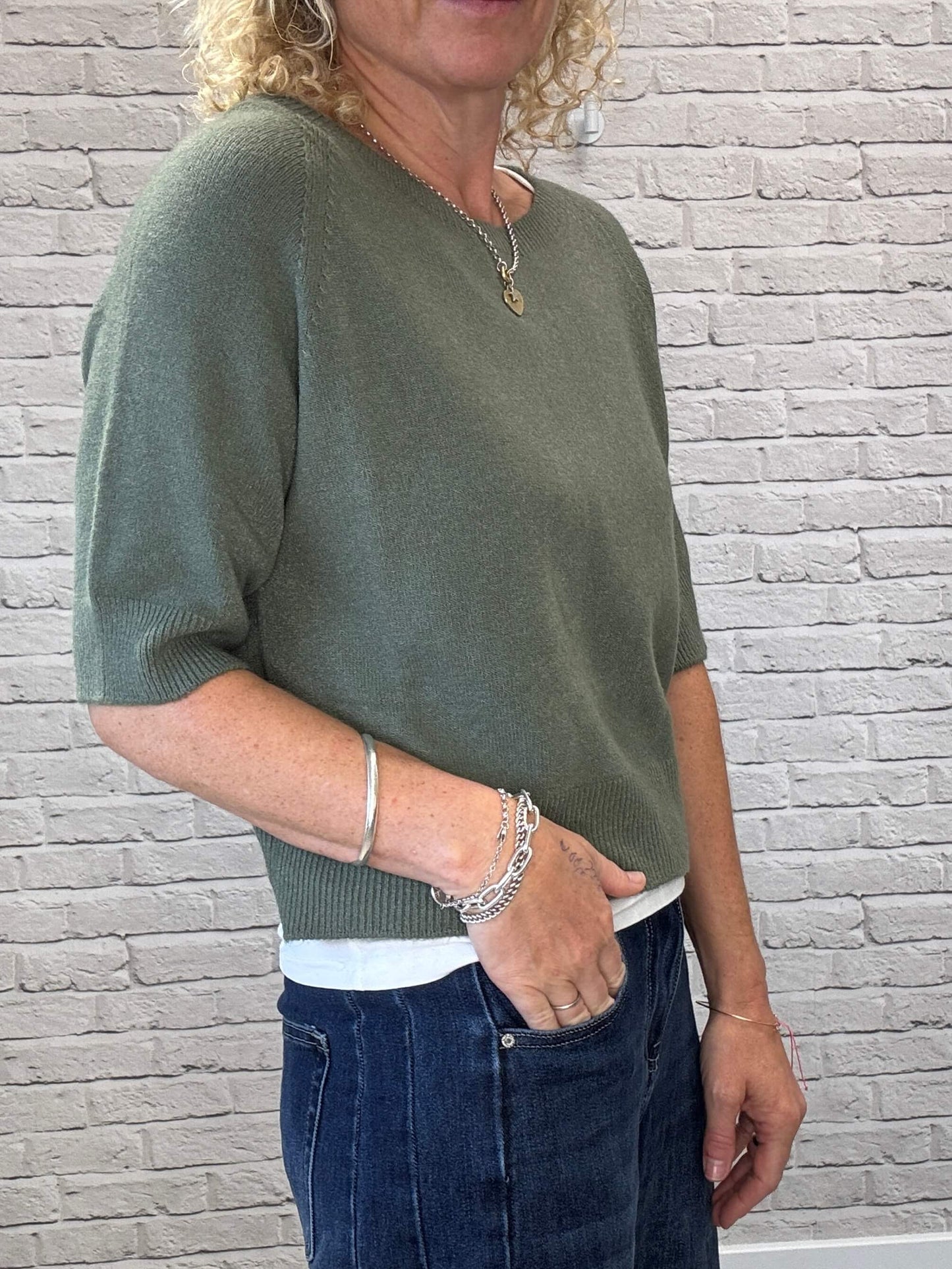 Charlotte Knit | Sage Green