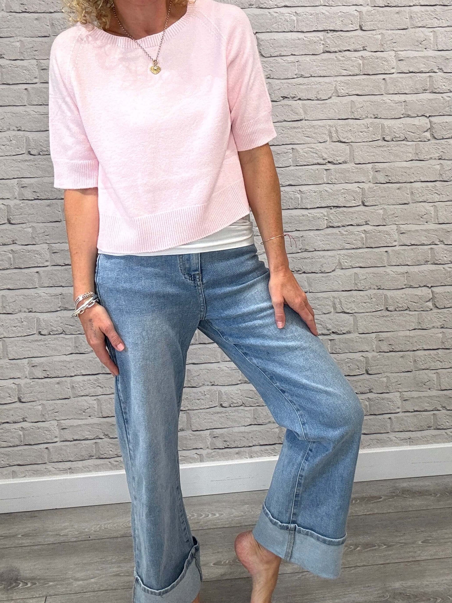 Charlotte Knit | Pale Pink