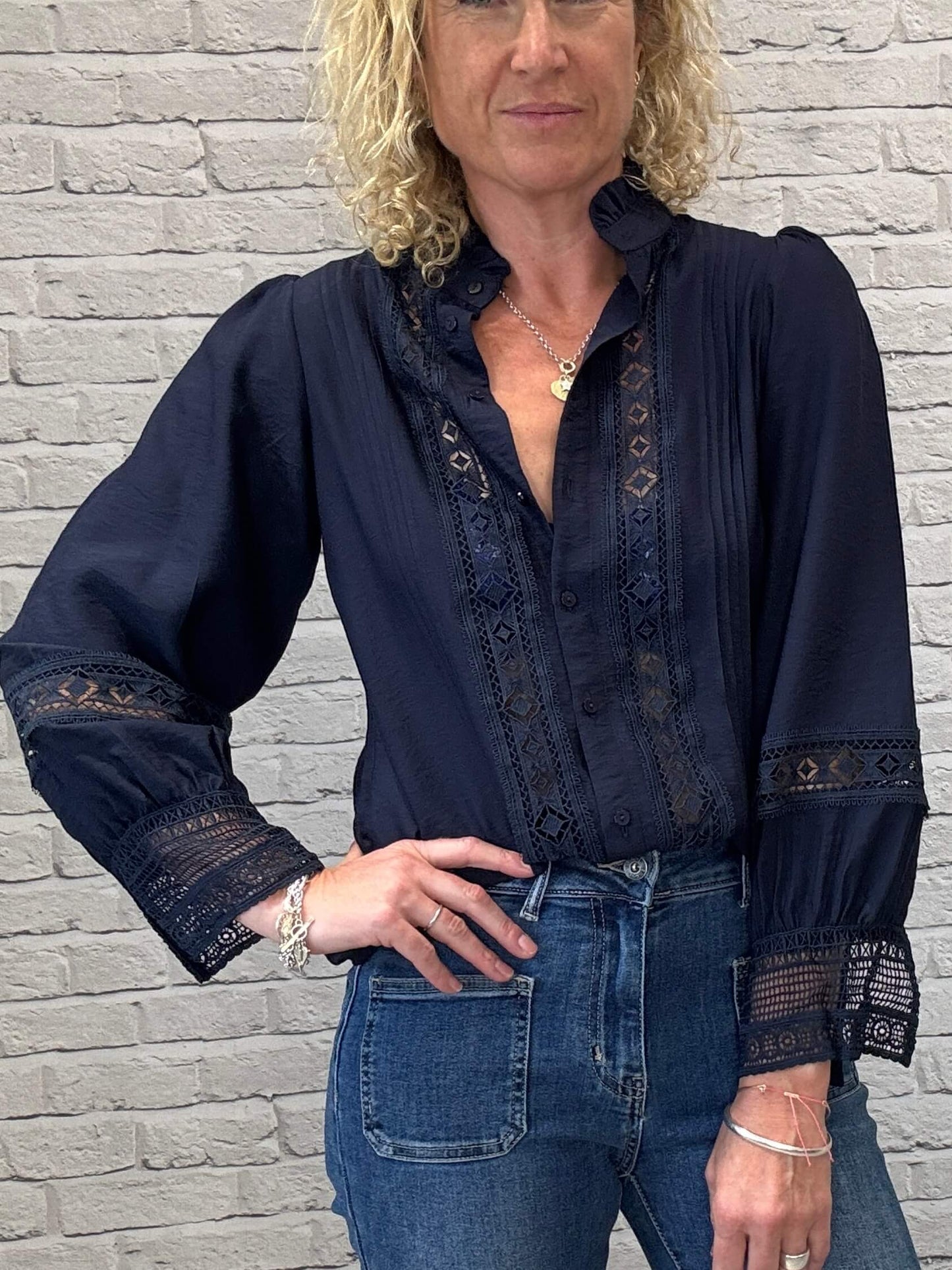 Bunny Blouse | Navy